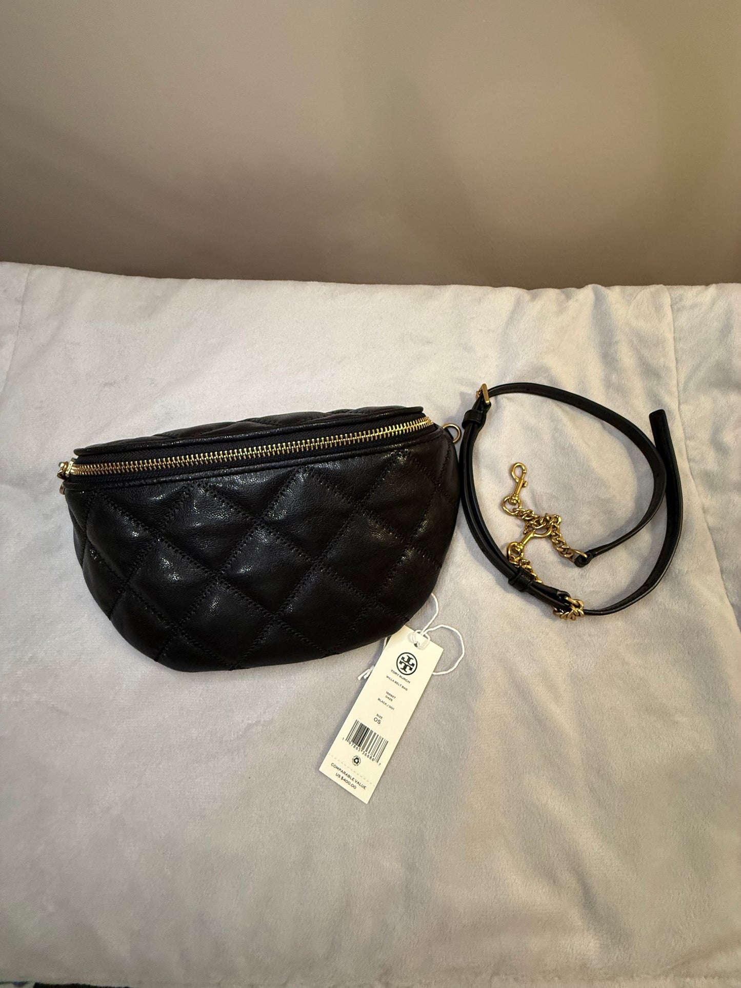 Tory Burch Willa Belt Bag Leather Fanny Pack Crossbody-NWT