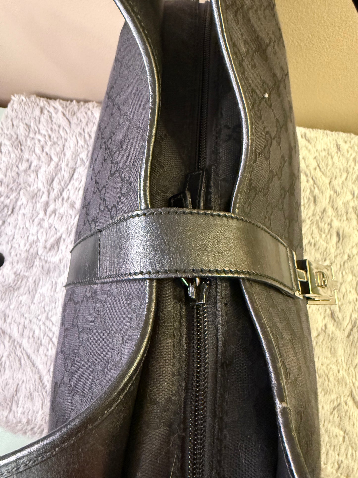 Gucci Large GG Canvas Bardot Hobo