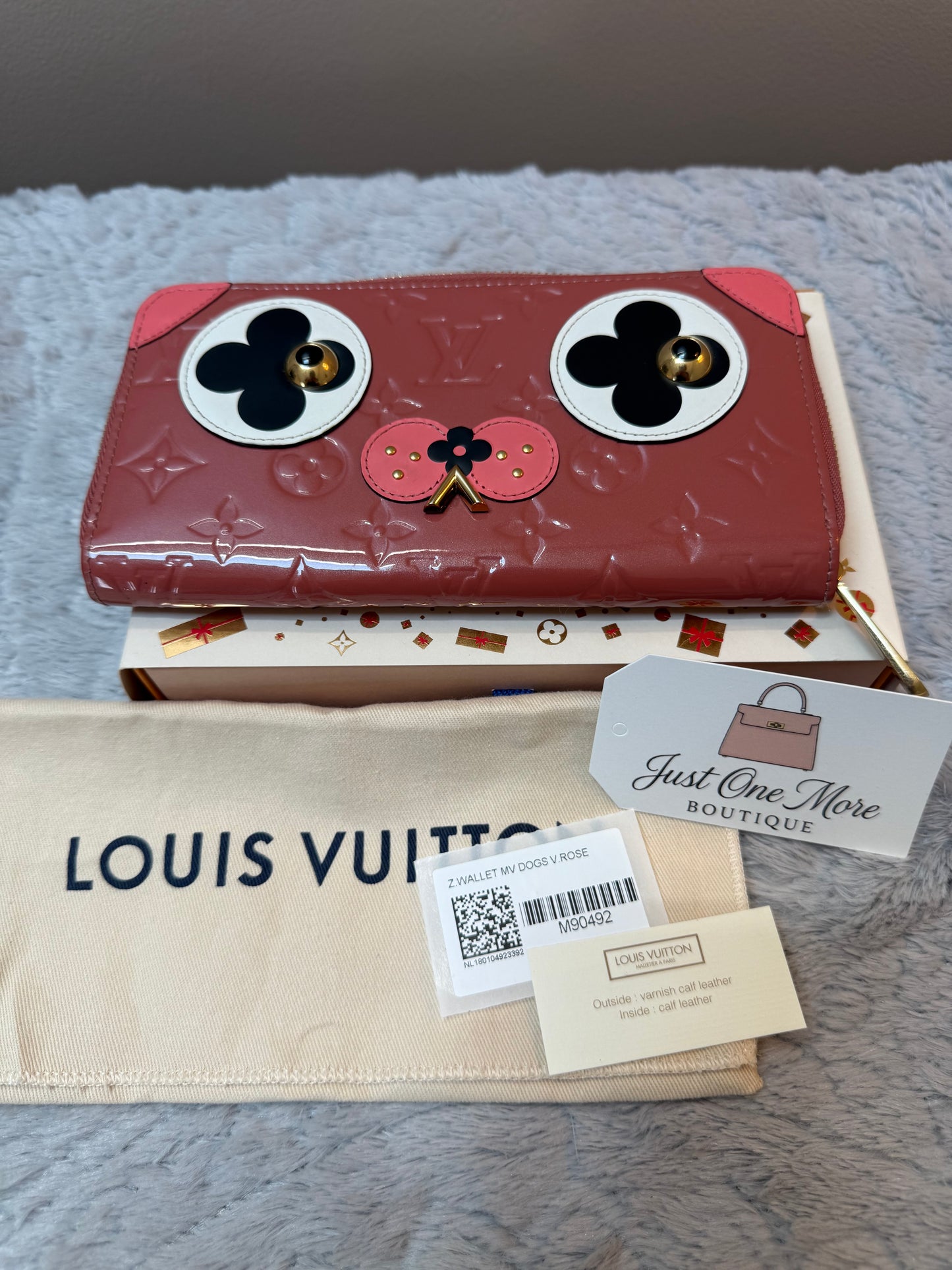 Louis Vuitton Valentine Dog Zippy Wallet- RARE, limited edition