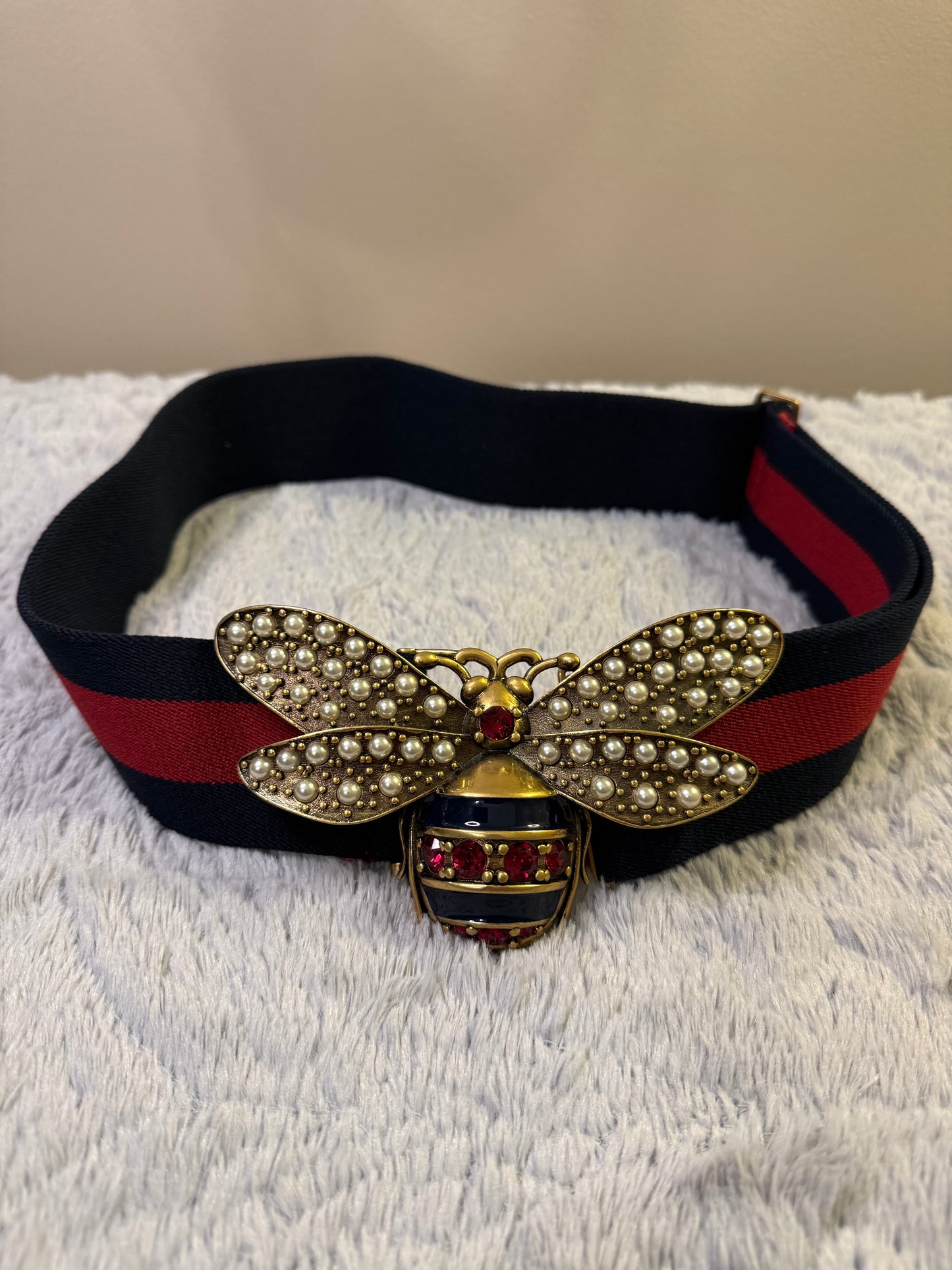 Gucci Queen Margaret Bee Belt
