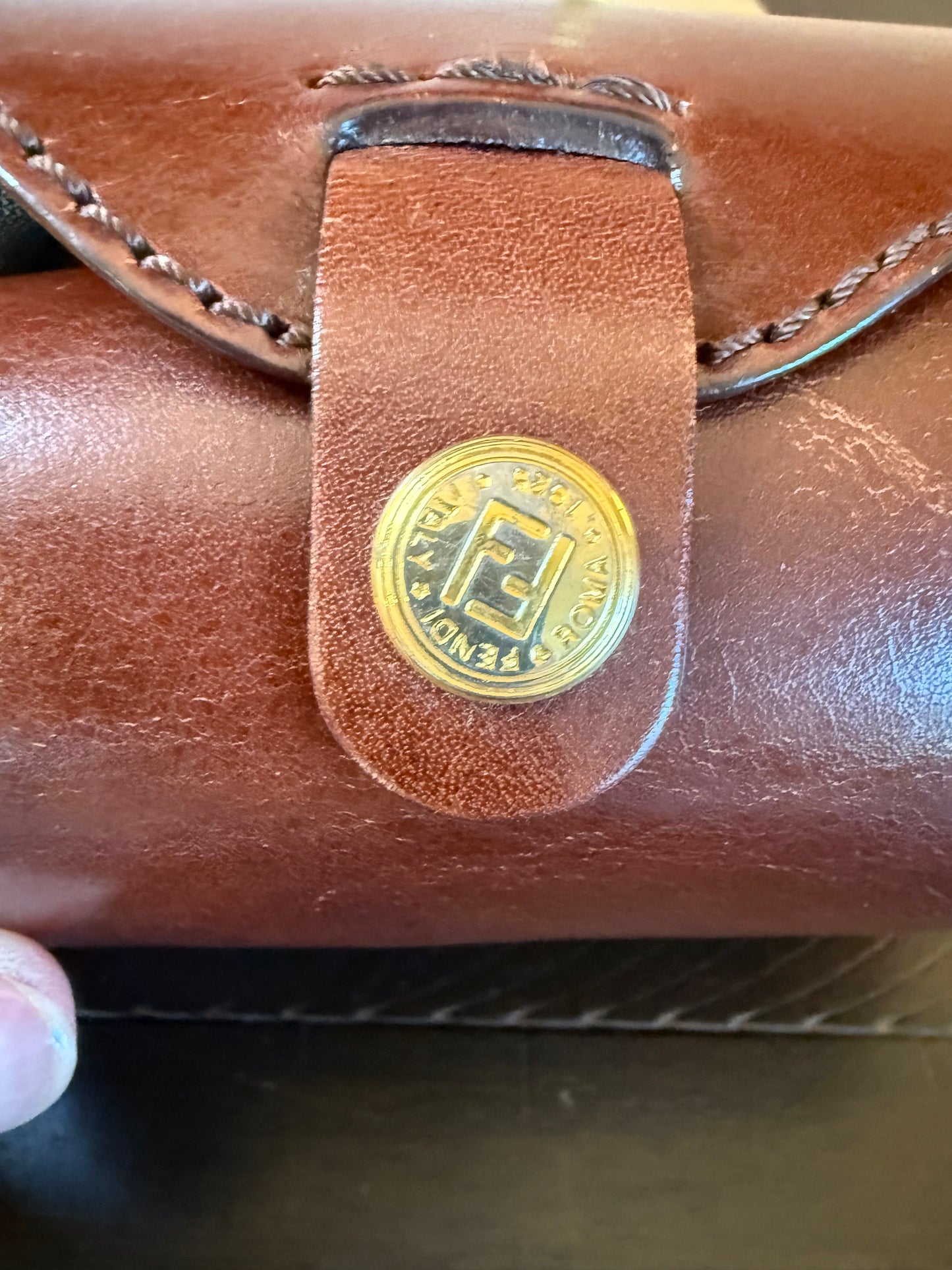 Fendi Zucca Foldable Tote, Vintage