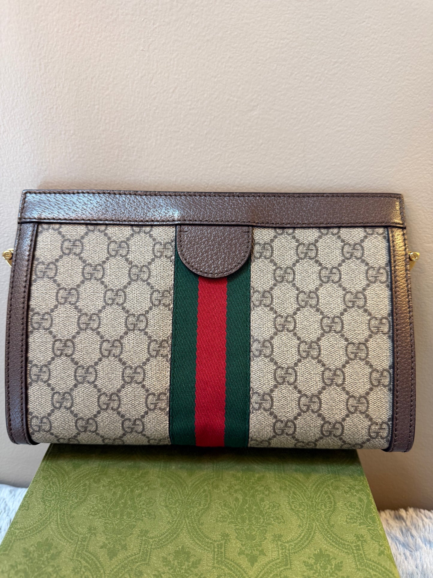 Gucci Supreme Ophidia Medium Chain Shoulder Bag
