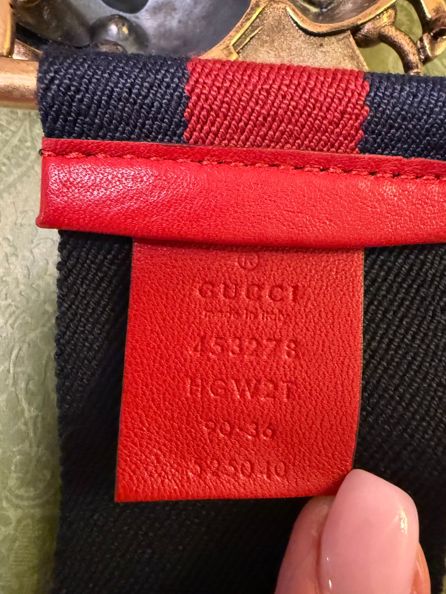 Gucci Queen Margaret Bee Belt