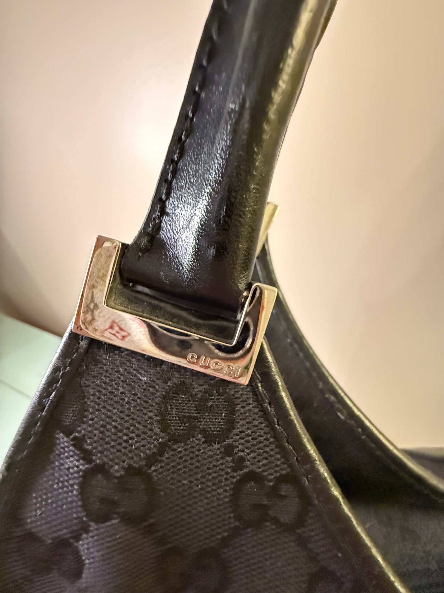 Gucci Large GG Canvas Bardot Hobo
