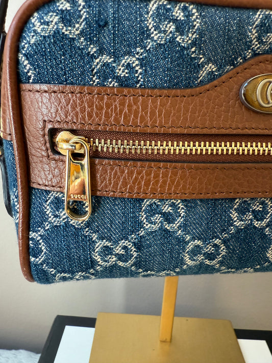 Gucci Ophidia Denim GG Monogram ( Shoulder or Crossbody)