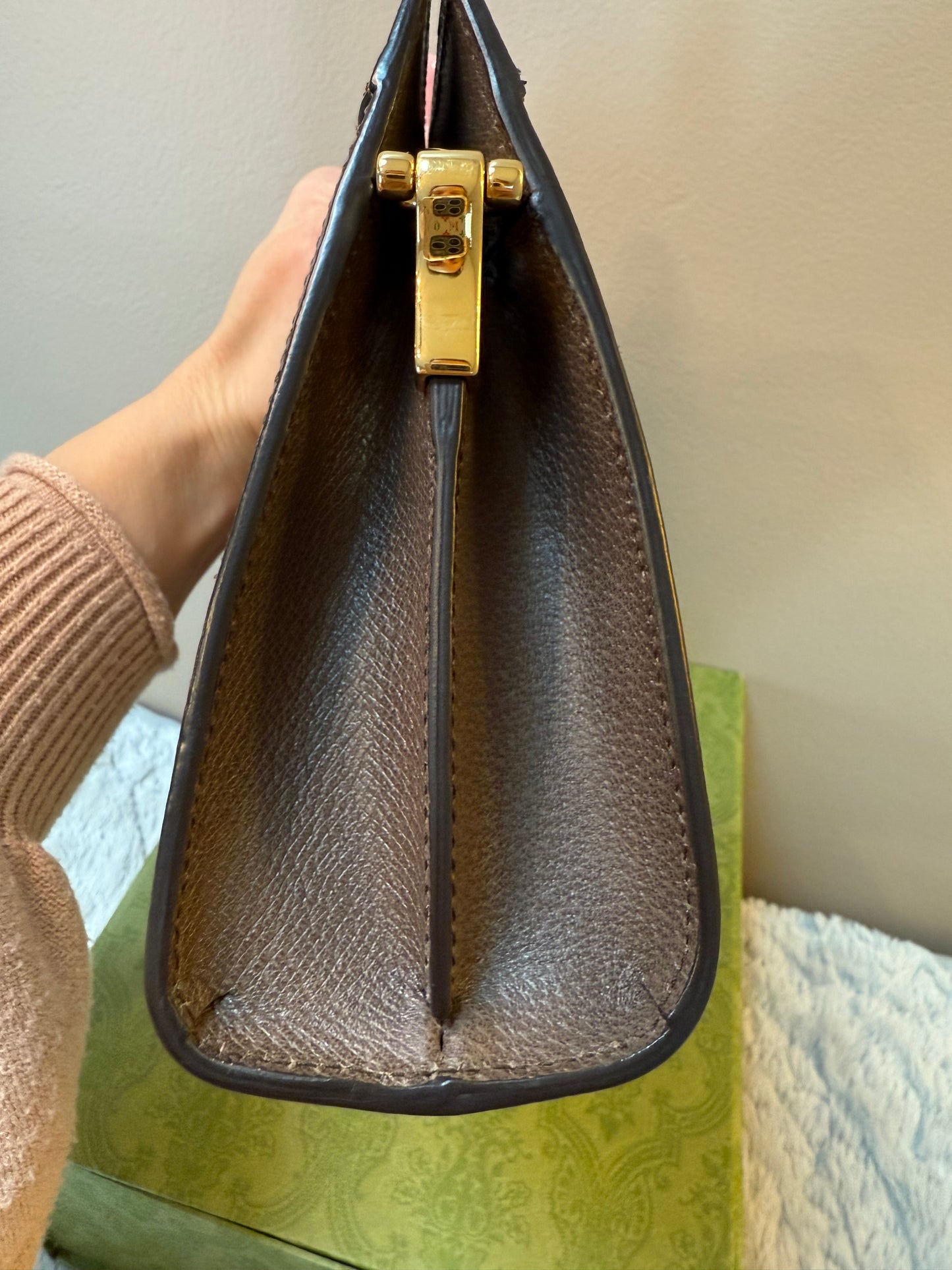 Gucci Supreme Ophidia Medium Chain Shoulder Bag