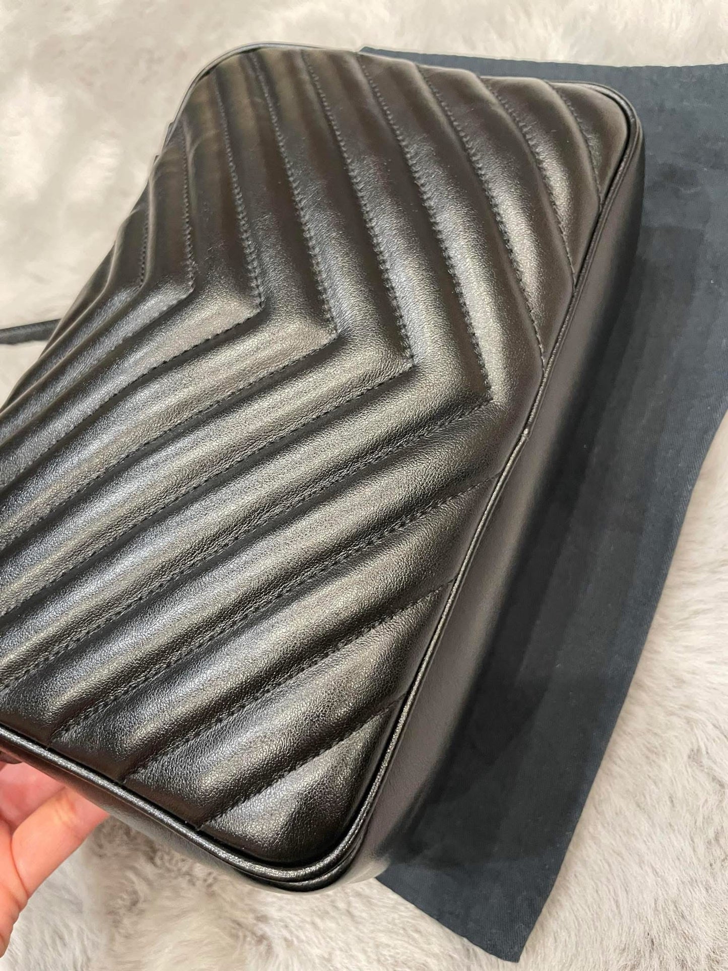 YSL Medium Lou with Tassel