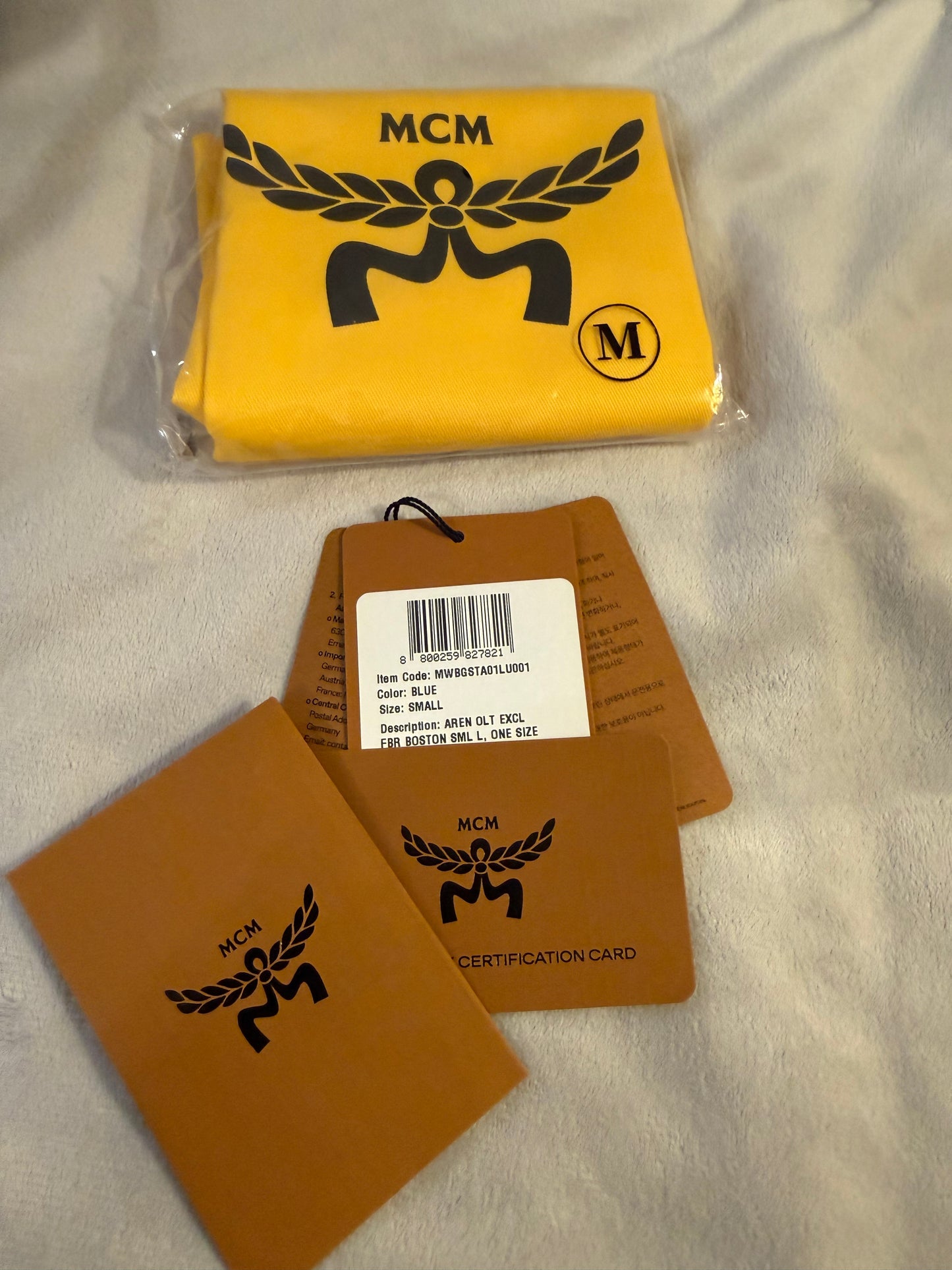 MCM Aren Barrel Bag (Boston Bag)- NWT