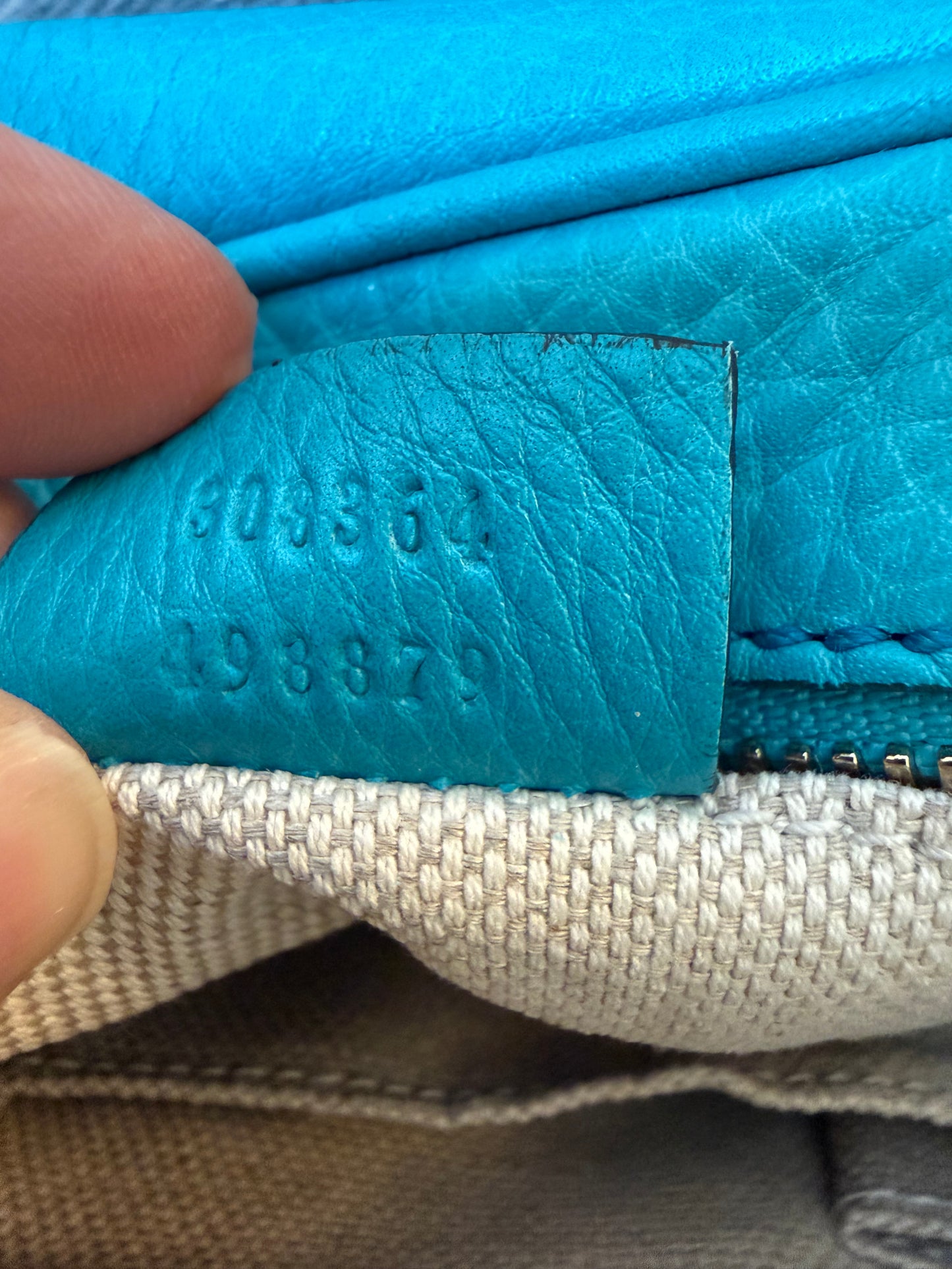 Gucci Soho Disco Bag – Turquoise Teal Pebbled Leather
