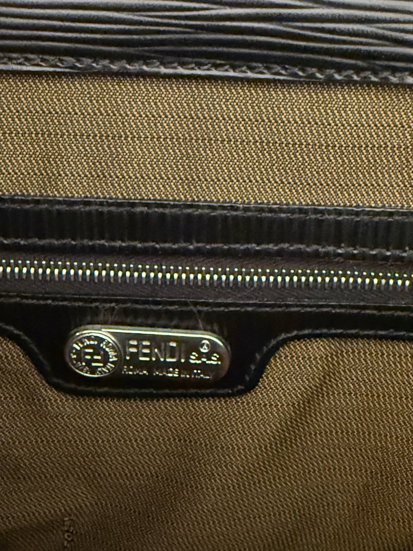 Fendi Epi Leather Vintage Tote