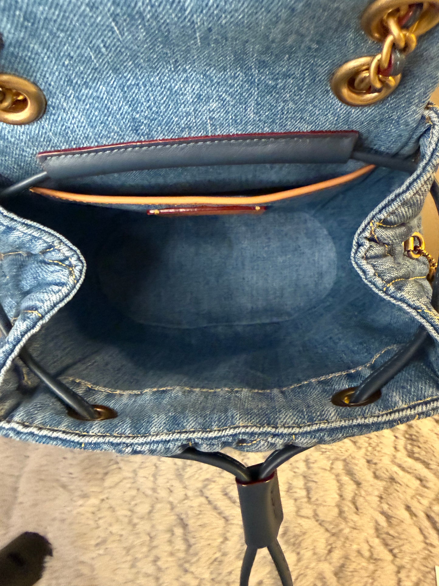 Coach Denim Tabby Backpack -NEW