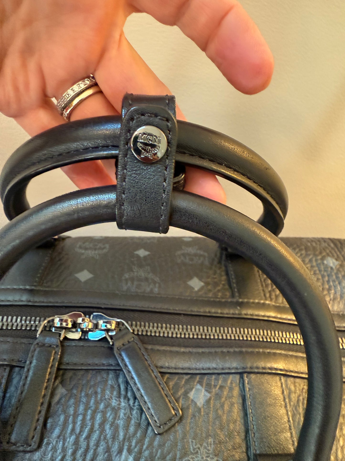 MCM Visetos Monogram Travel Bag (Carry-On Size)