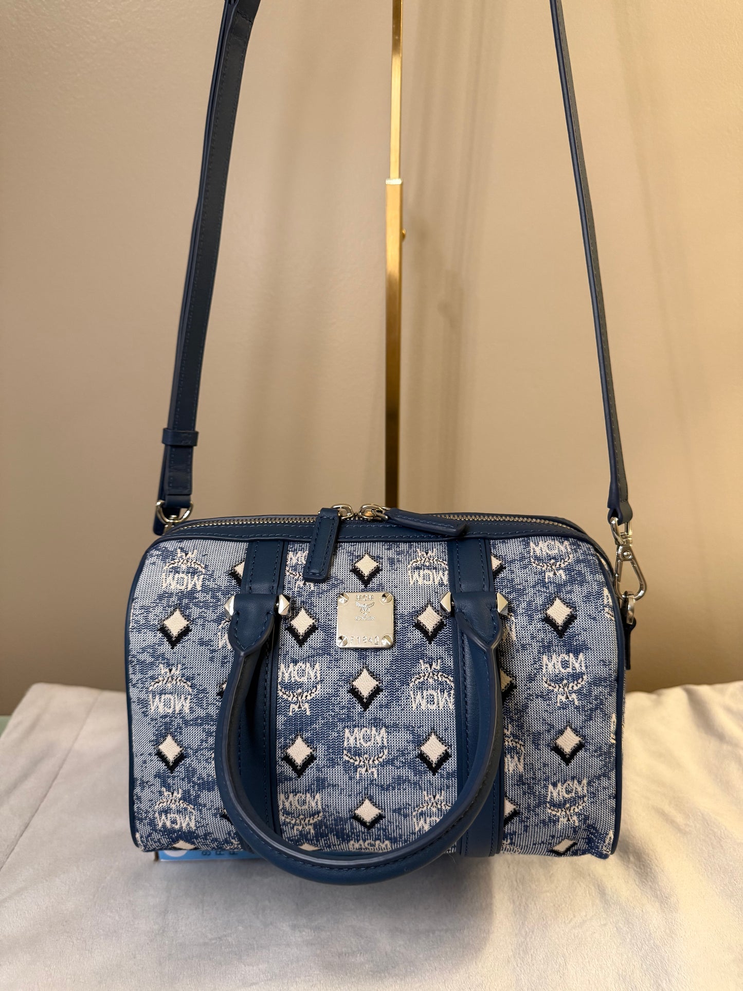 MCM Aren Barrel Bag (Boston Bag)- NWT
