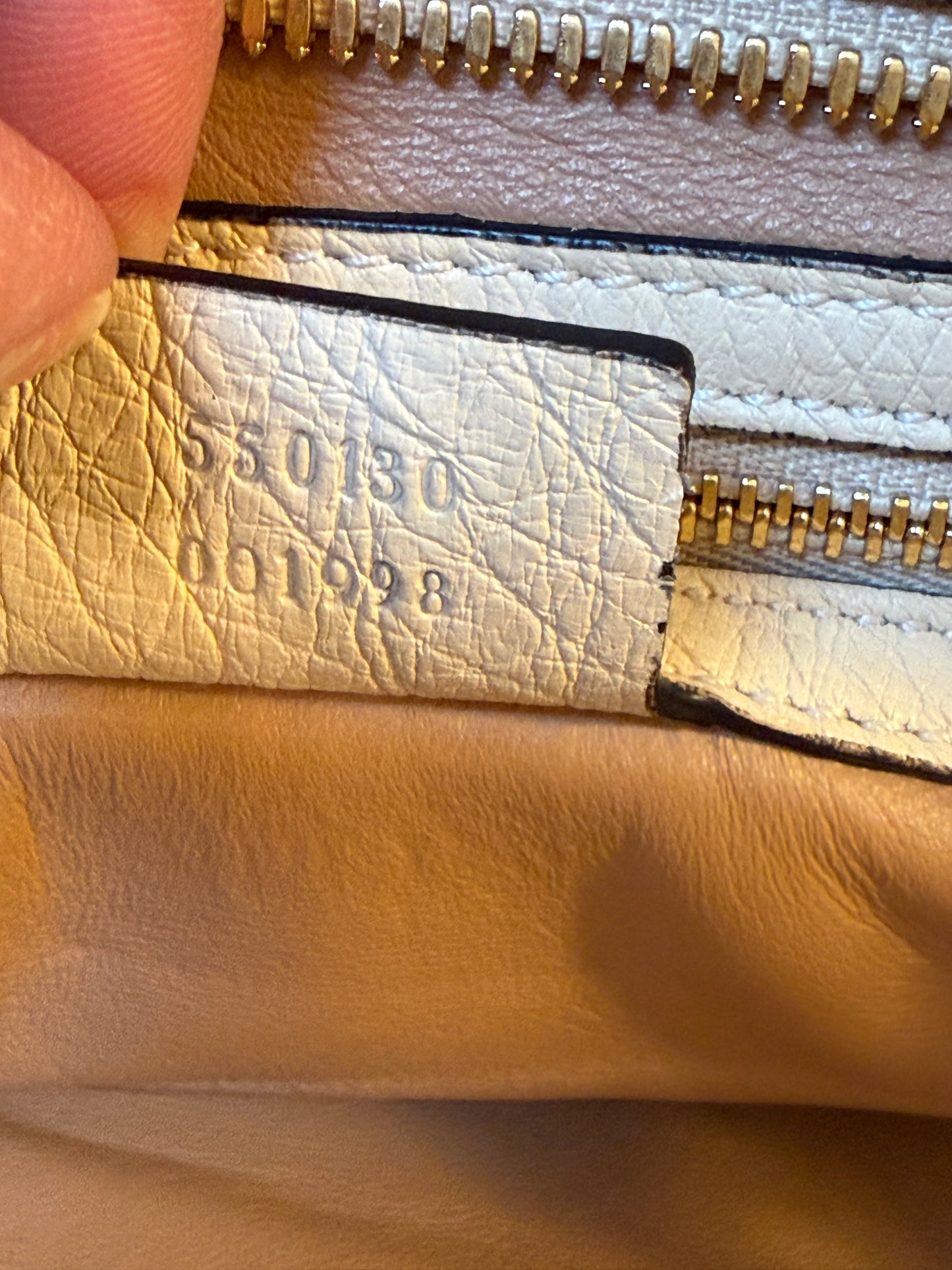 Gucci Ostrich Arli Top Handle Bag