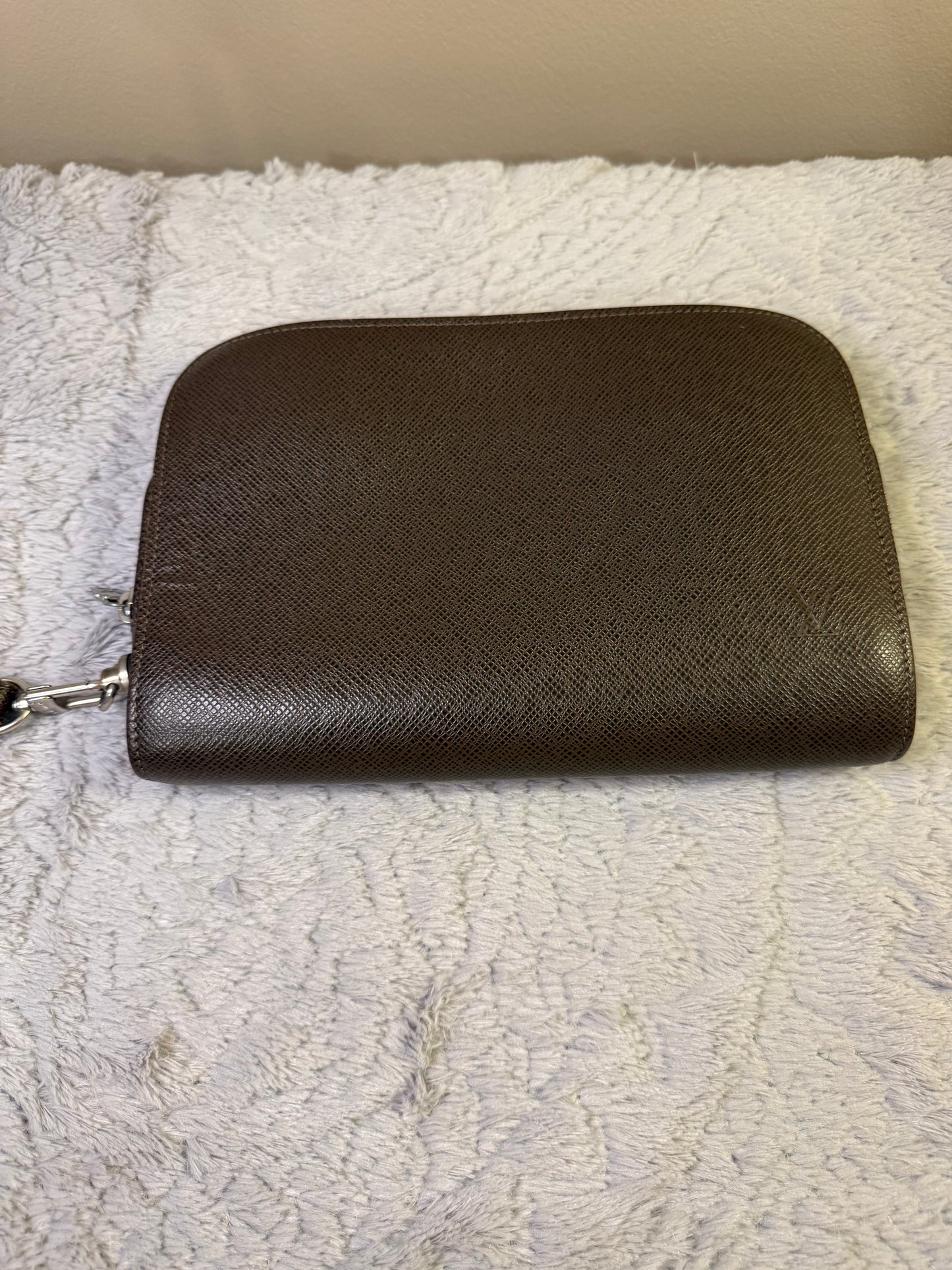 Louis Vuitton Baikal Taiga Clutch Bag