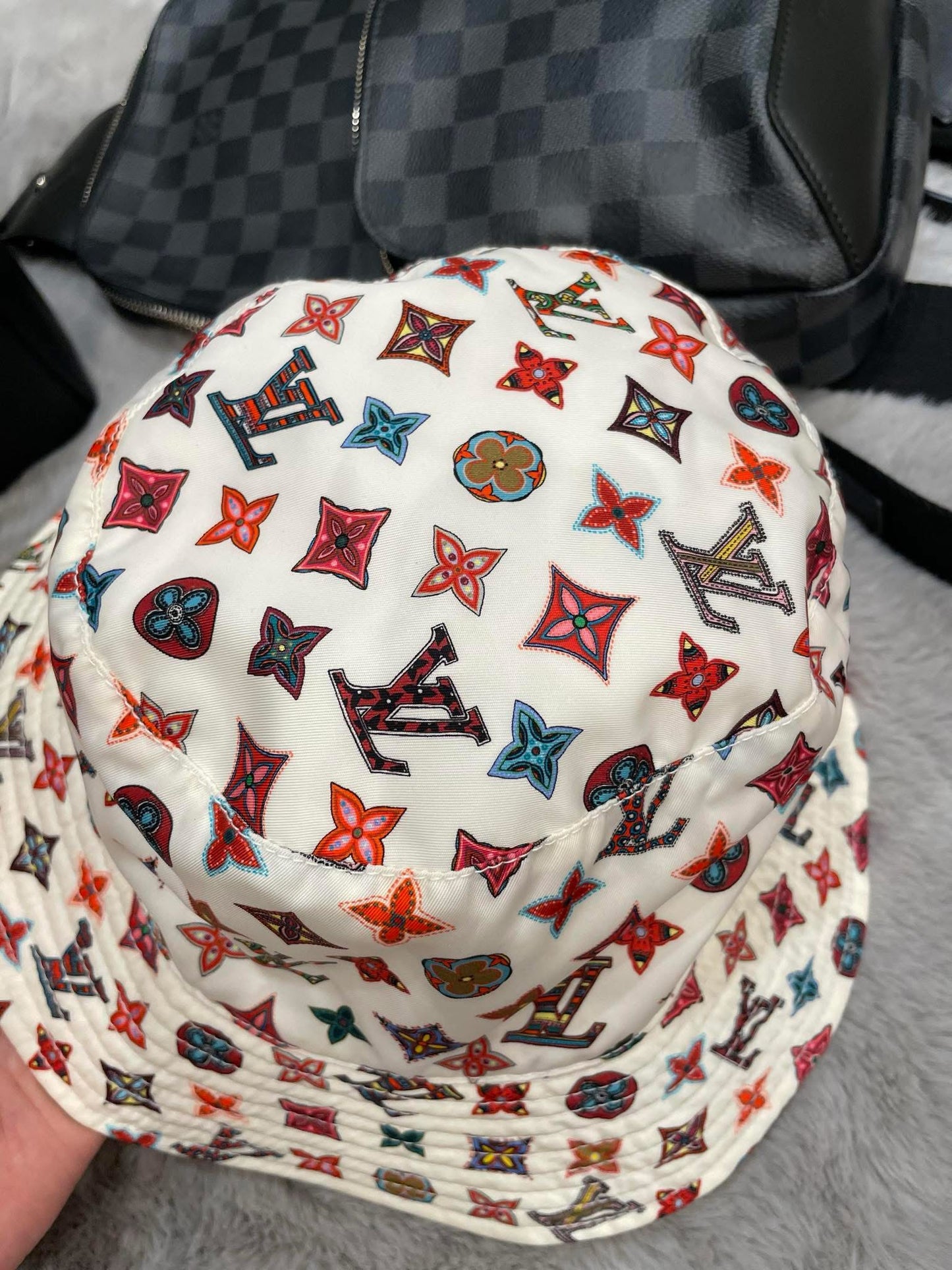 Louis Vuitton Monogram Lovelygram Bucket Hat