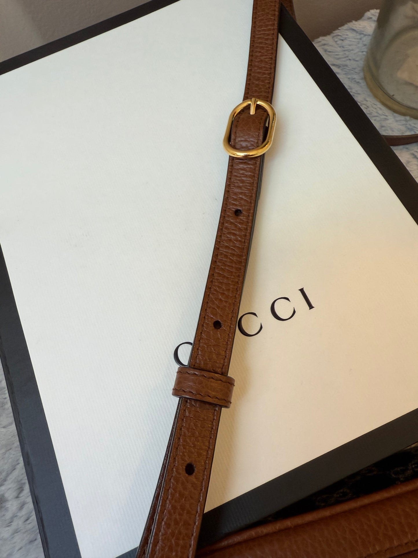 Gucci Ophidia Denim GG Monogram ( Shoulder or Crossbody)