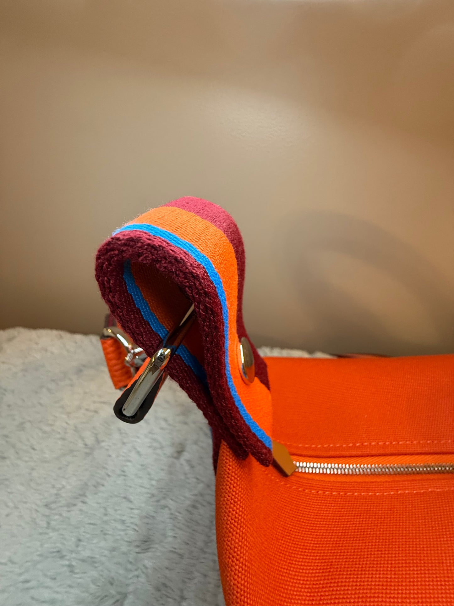 Hermes Bride-a-Brac H Pavillon case with aftermarket crossbody strap