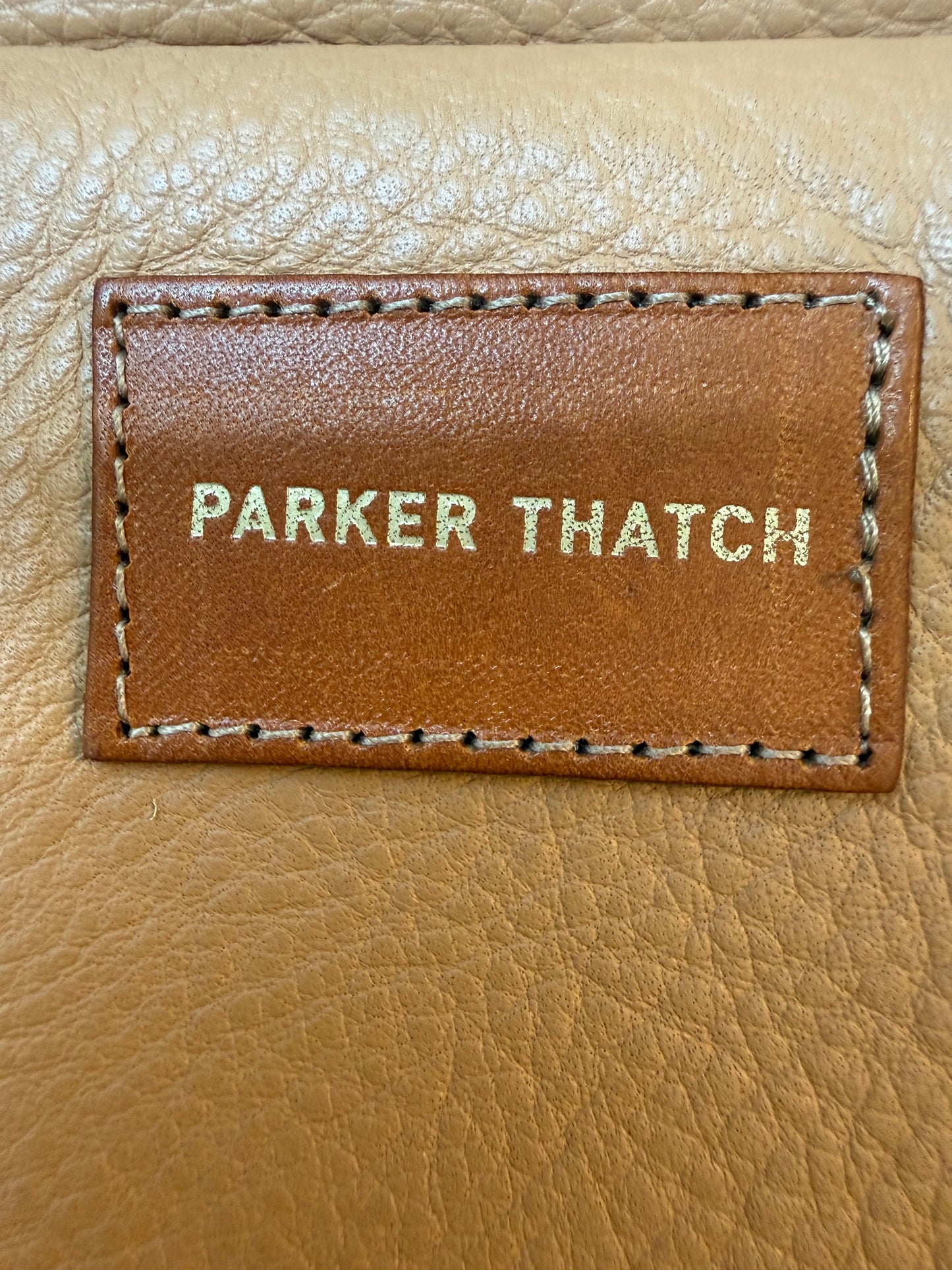 Parker Thatch Cross Your Heart Sling- Butterscotch Tan Leather