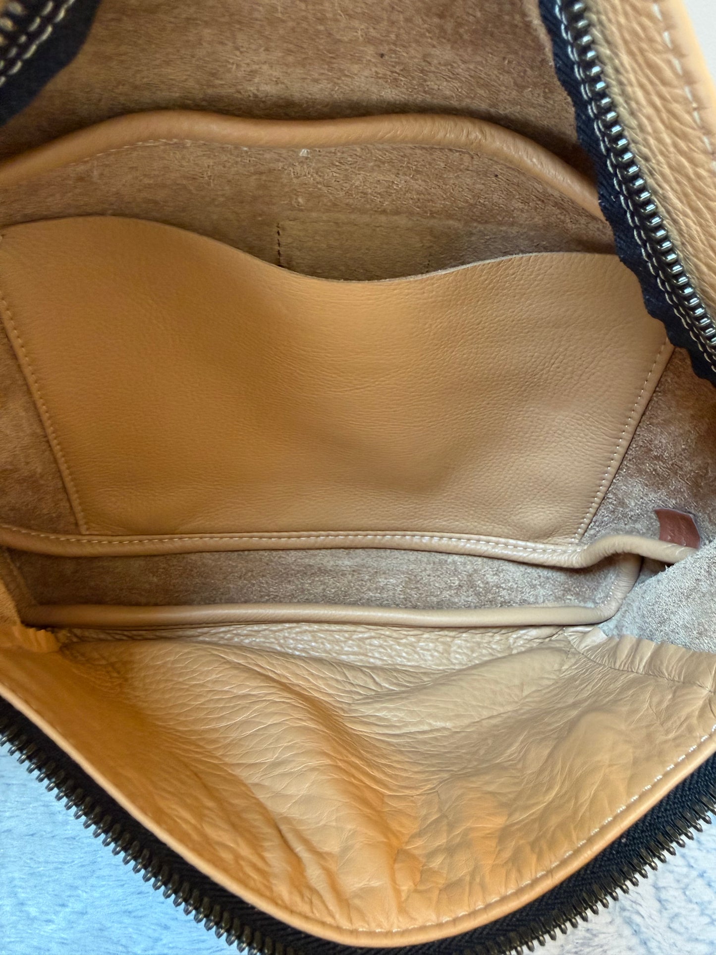 Parker Thatch Cross Your Heart Sling- Butterscotch Tan Leather