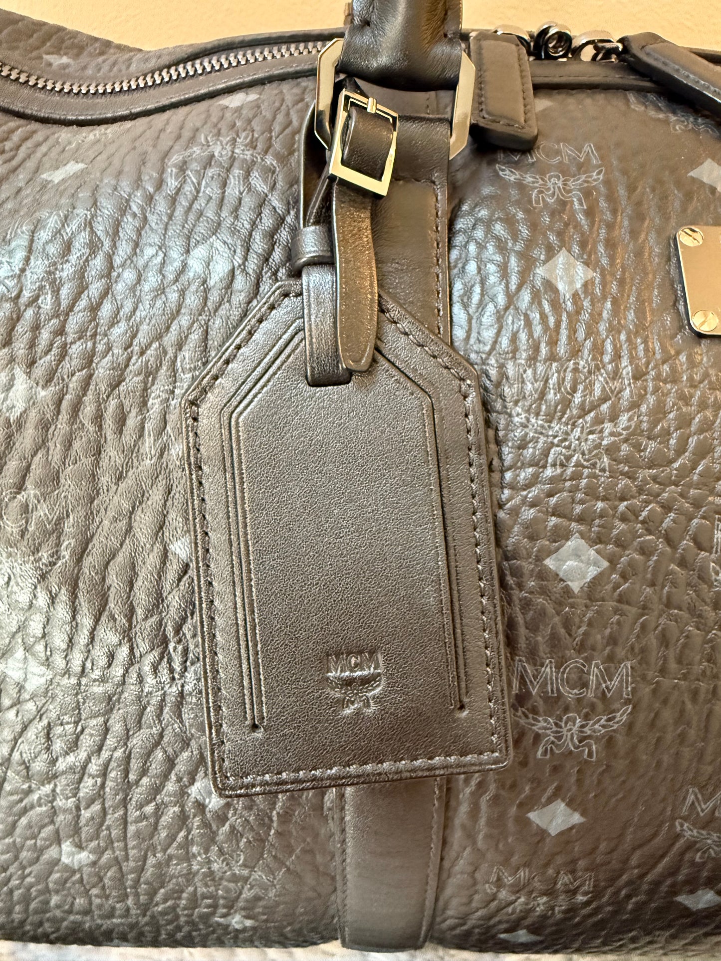 MCM Visetos Monogram Travel Bag (Carry-On Size)