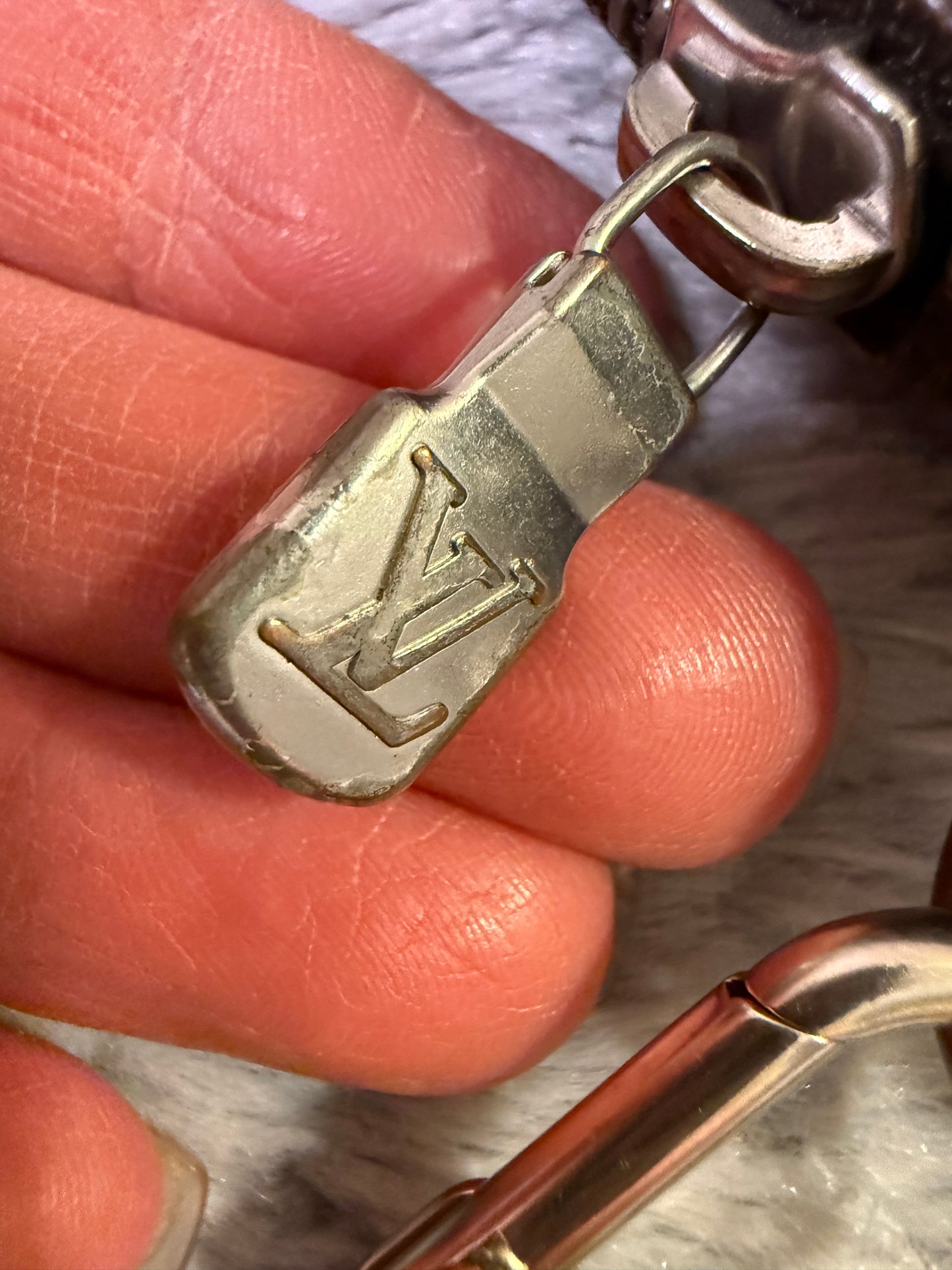 Louis Vuitton Baikal Taiga Clutch Bag