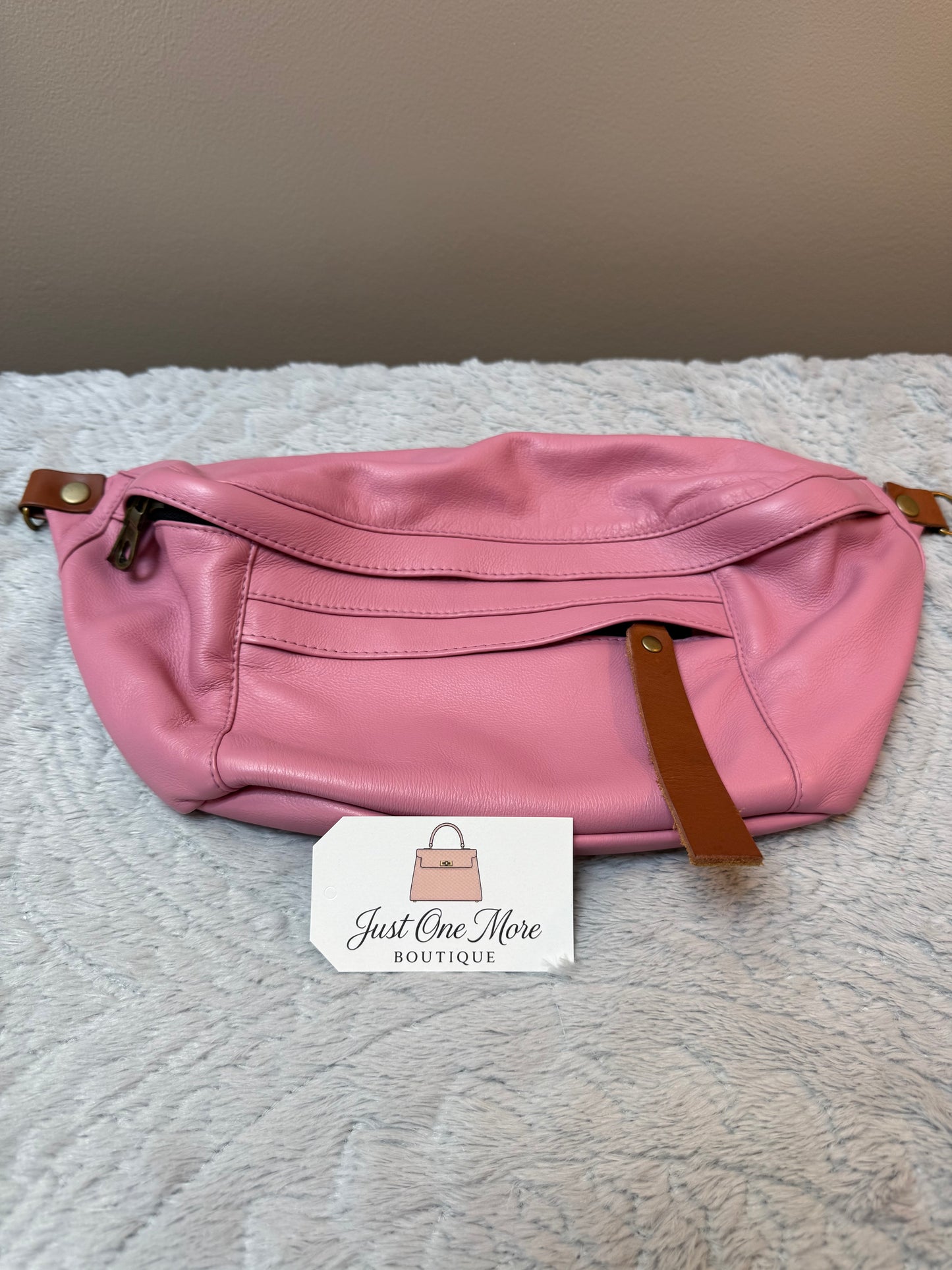 Parker Thatch Cross Your Heart Sling- Pink Taffy Leather