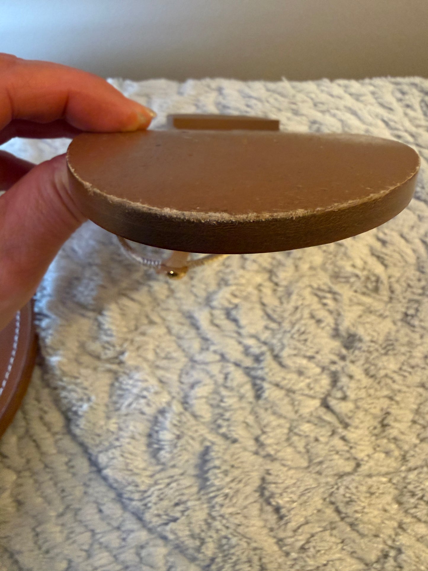 Louis Vuitton Sunny Flat Thong, Damier Azur 38.5