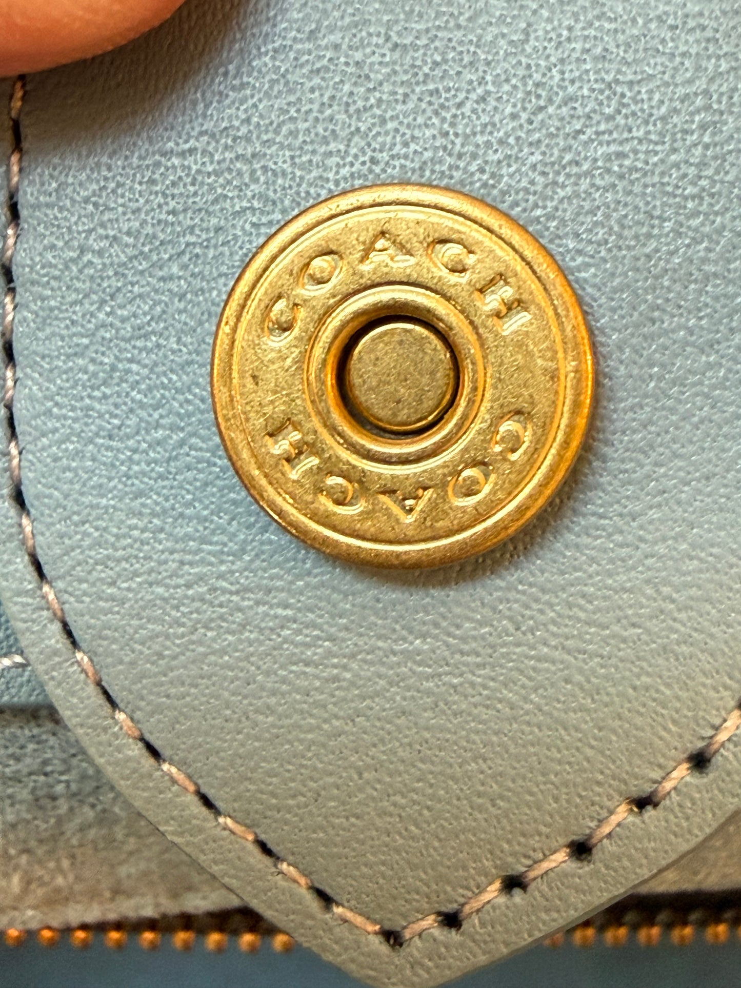 Coach Field 30 Small Signature Jacquard Tote - Blue