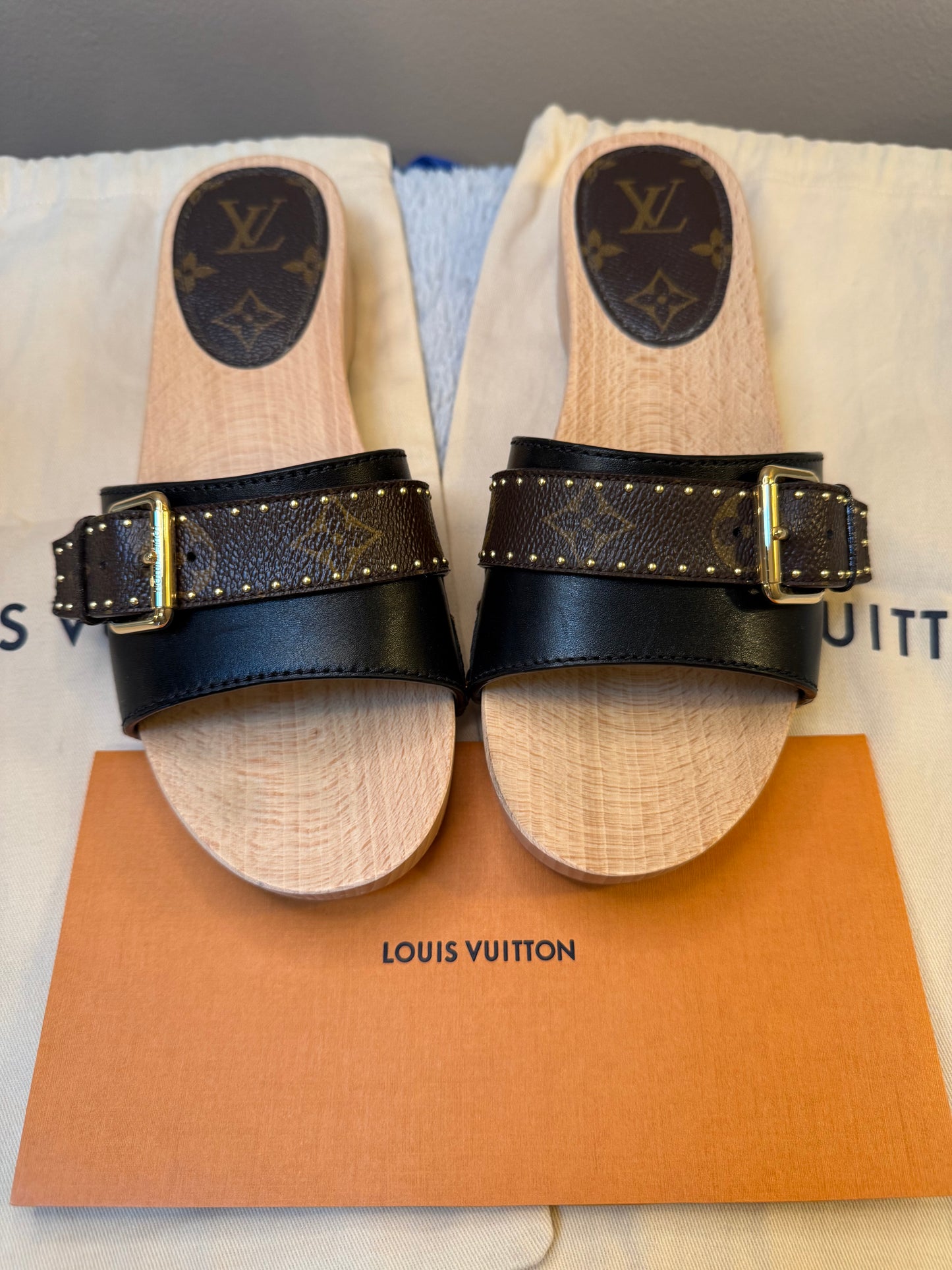Louis Vuitton Monogram Cottage Mule | Size US 8 / EU 39