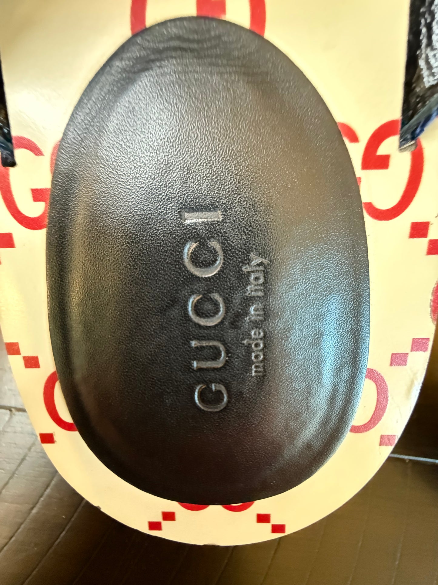 GUCCI Kika Logo-embellished Striped Nylon, Canvas and Leather Sandals