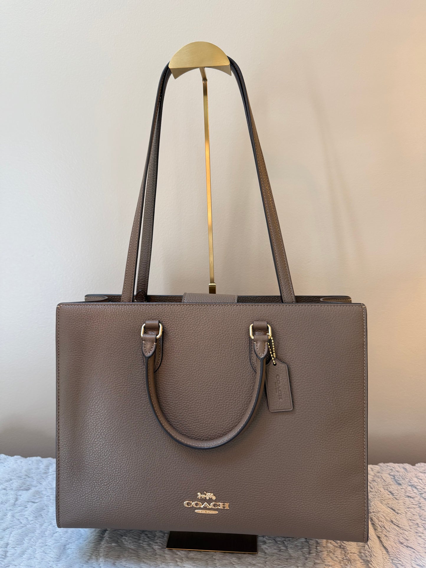 Coach Maggie Pebble Leather Tote Bag – Like New