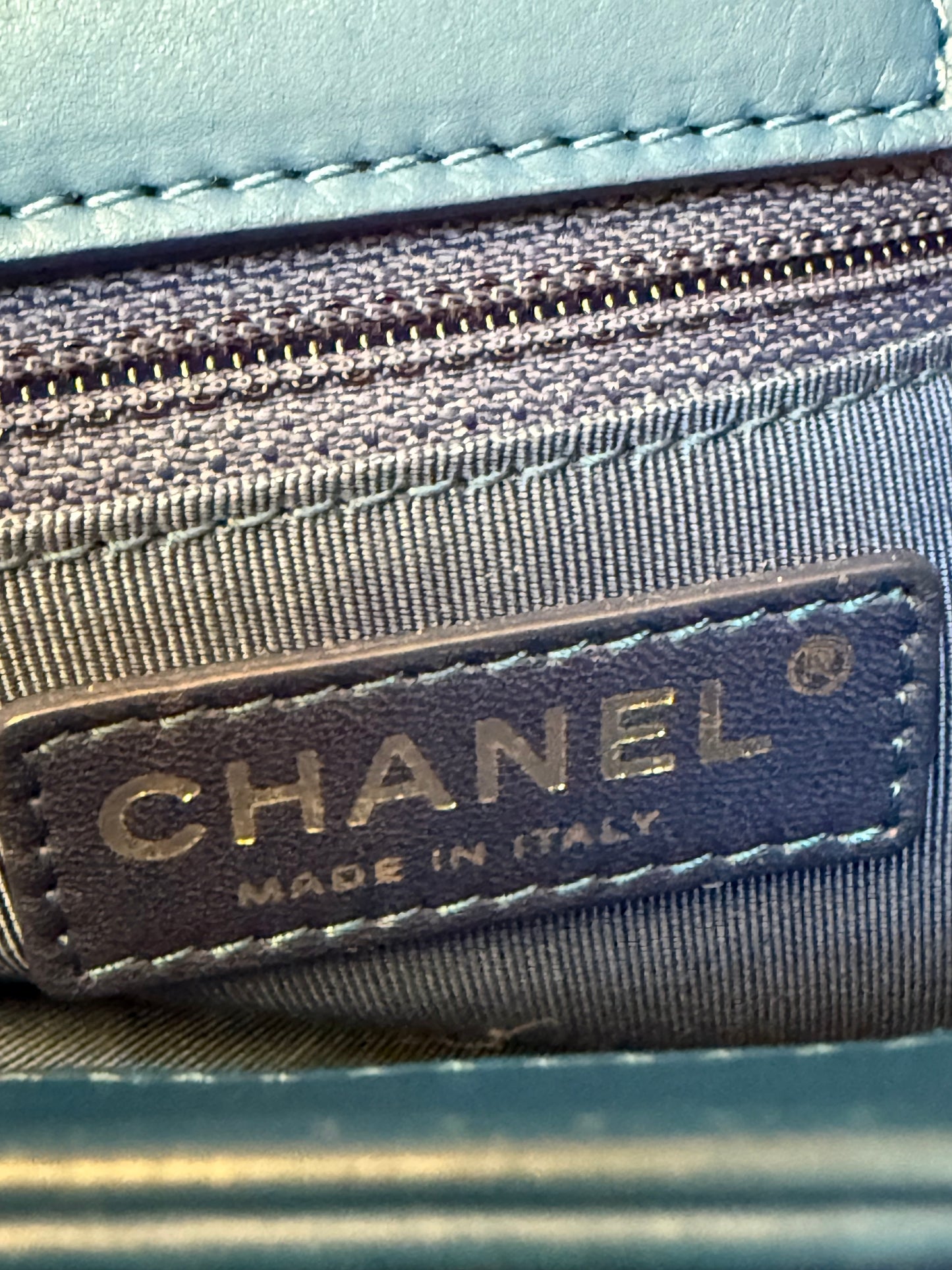 CHANEL Quilted Lambskin Matelassé Tote — Royal Blue | Gunmetal Hardware