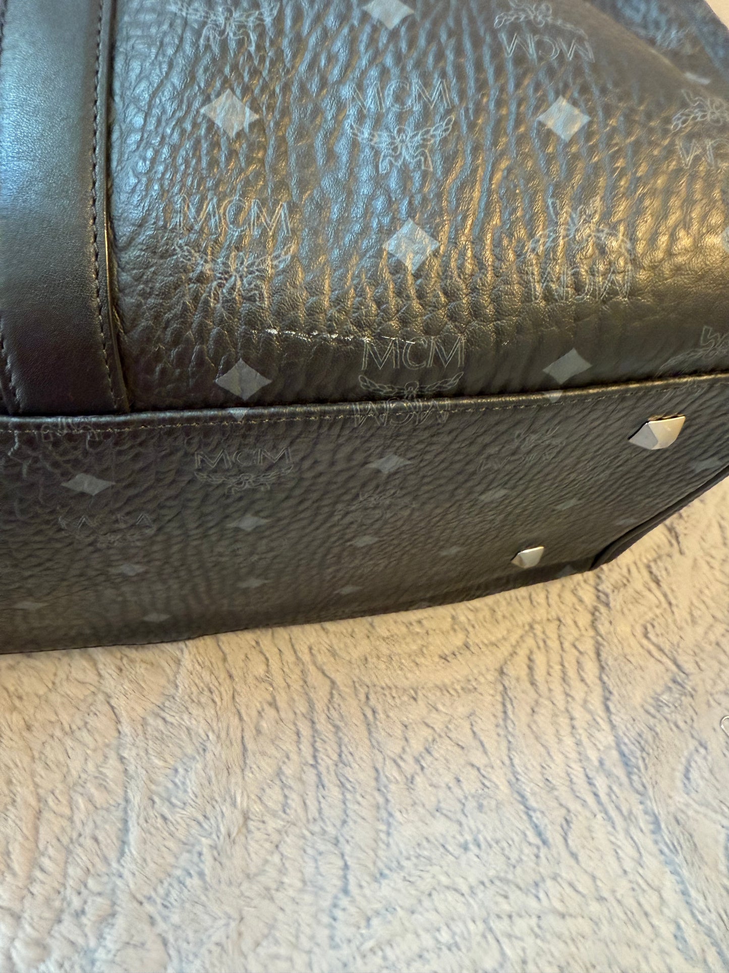 MCM Visetos Monogram Travel Bag (Carry-On Size)