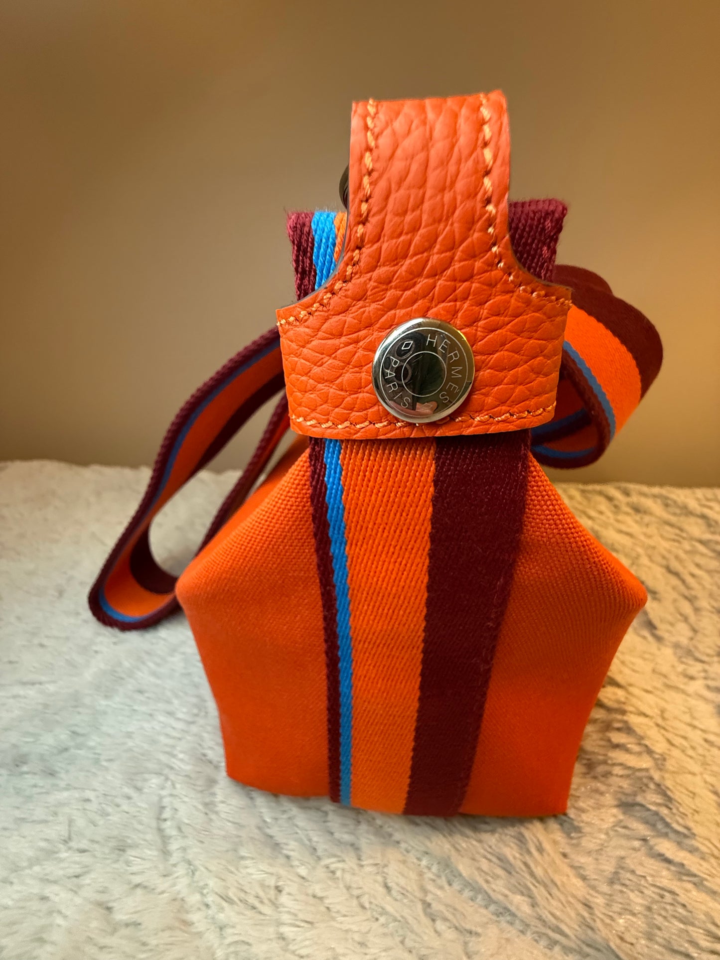 Hermes Bride-a-Brac H Pavillon case with aftermarket crossbody strap