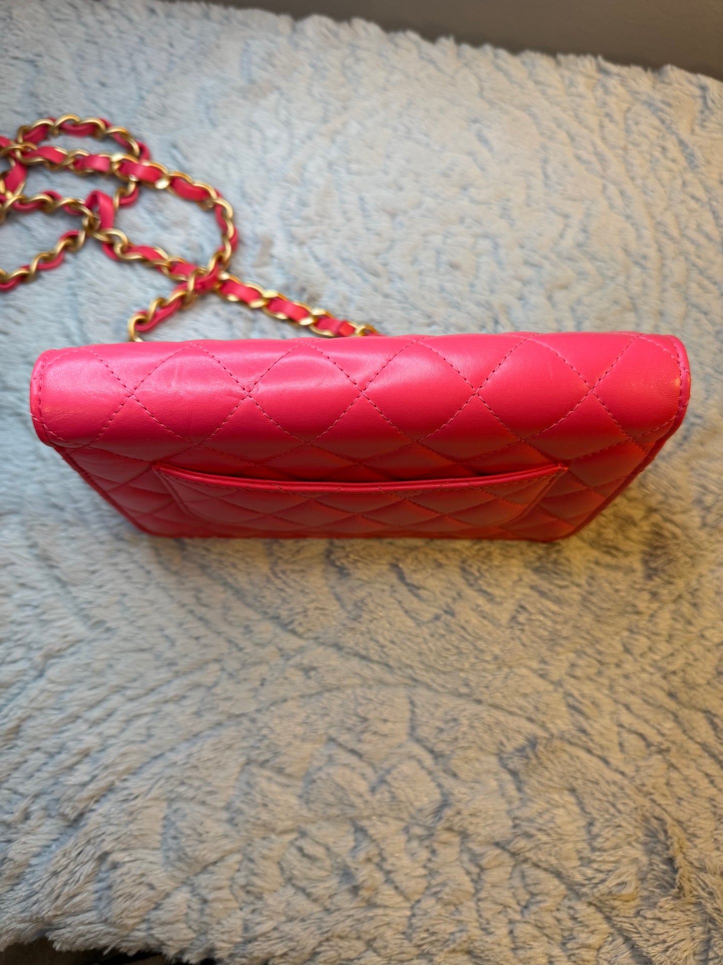 Chanel Trendy CC Wallet on Chain (WOC) — Pink | Lambskin