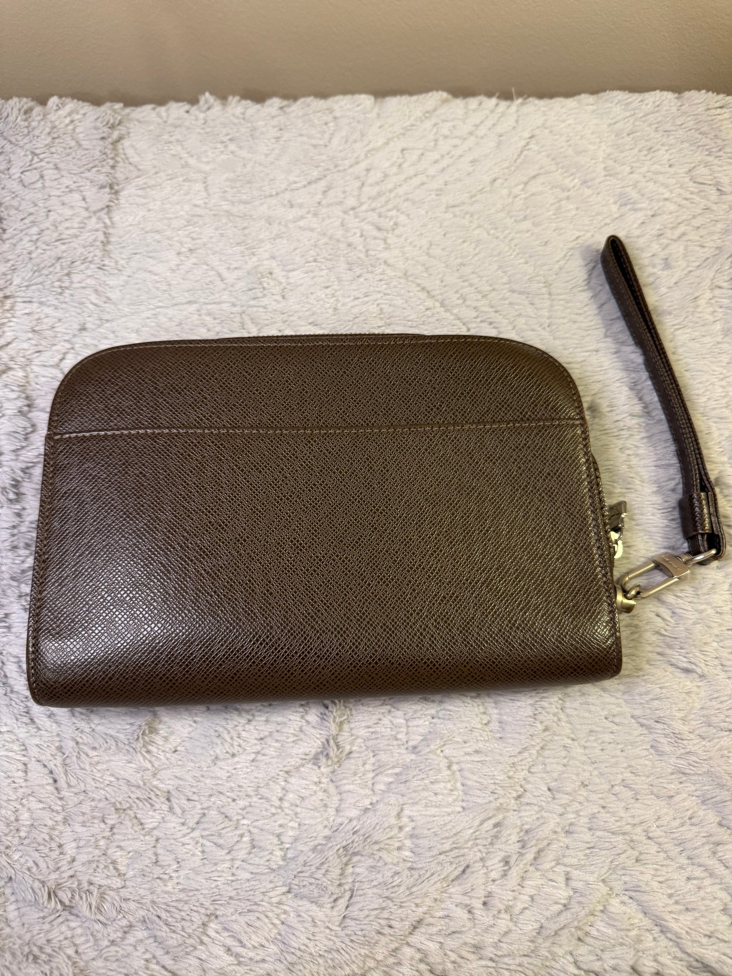Louis Vuitton Baikal Taiga Clutch Bag