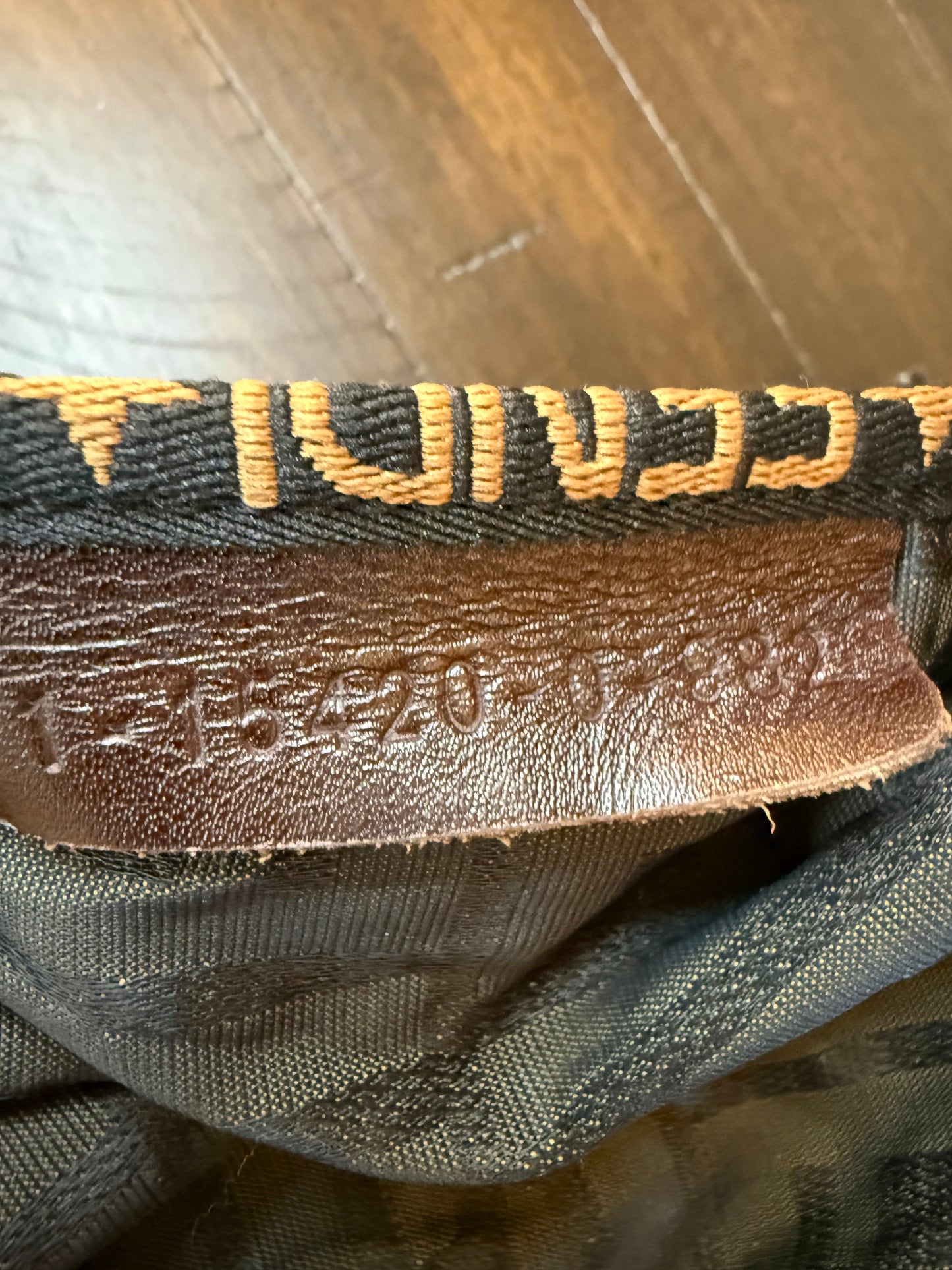 Fendi Zucca Foldable Tote, Vintage