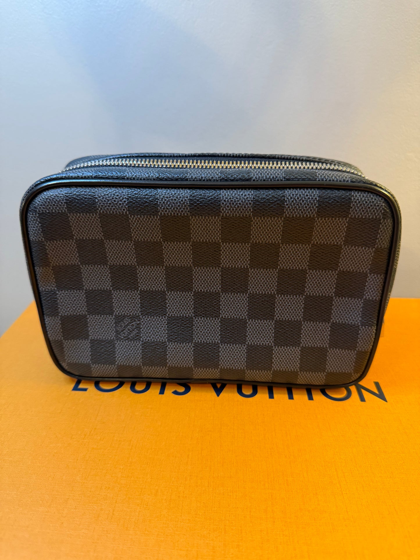 Louis Vuitton Damier Graphite Canvas Toilet Pouch PM