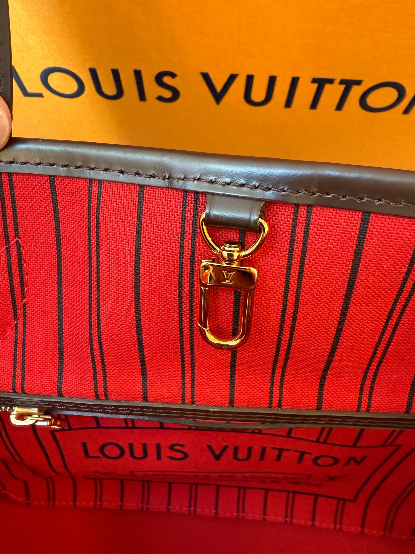 Louis Vuitton Neverfull PM with internal Pouch and organizer (unused)