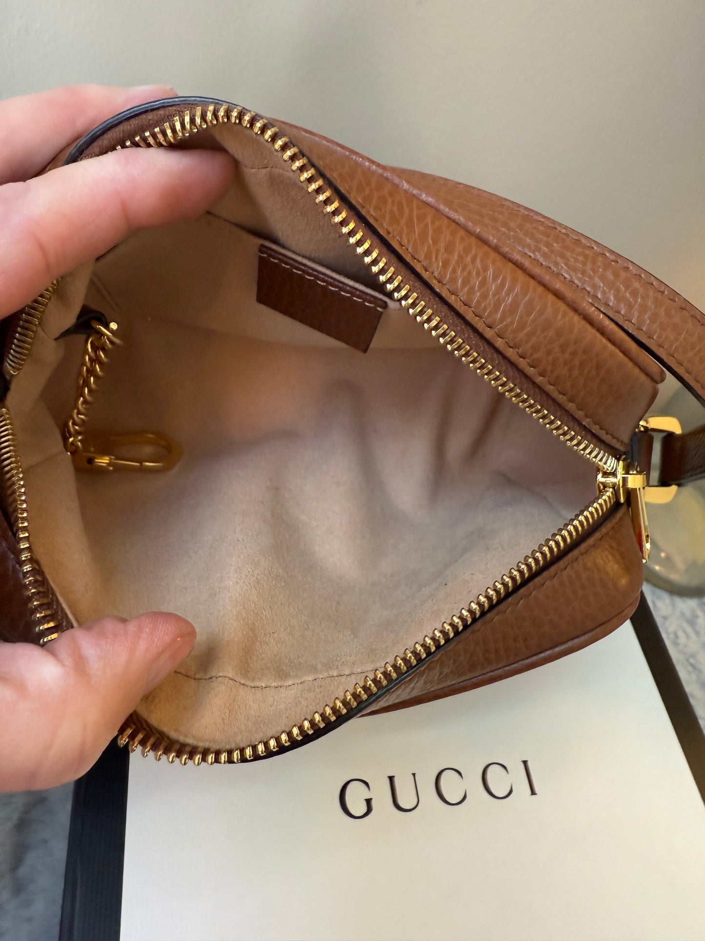 Gucci Ophidia Denim GG Monogram ( Shoulder or Crossbody)