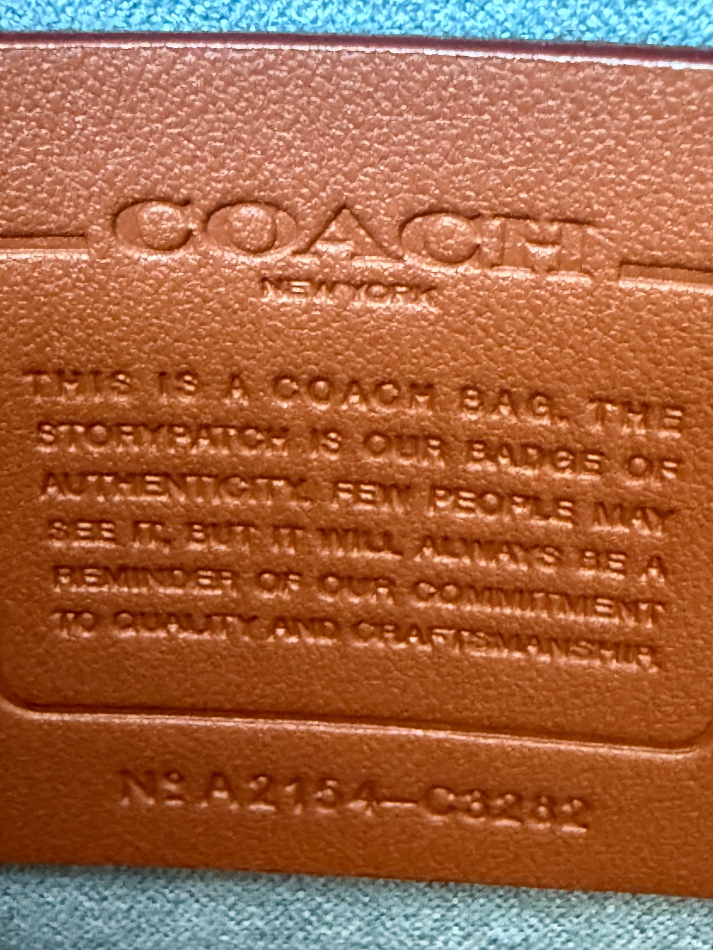 Coach Field 30 Small Signature Jacquard Tote - Blue