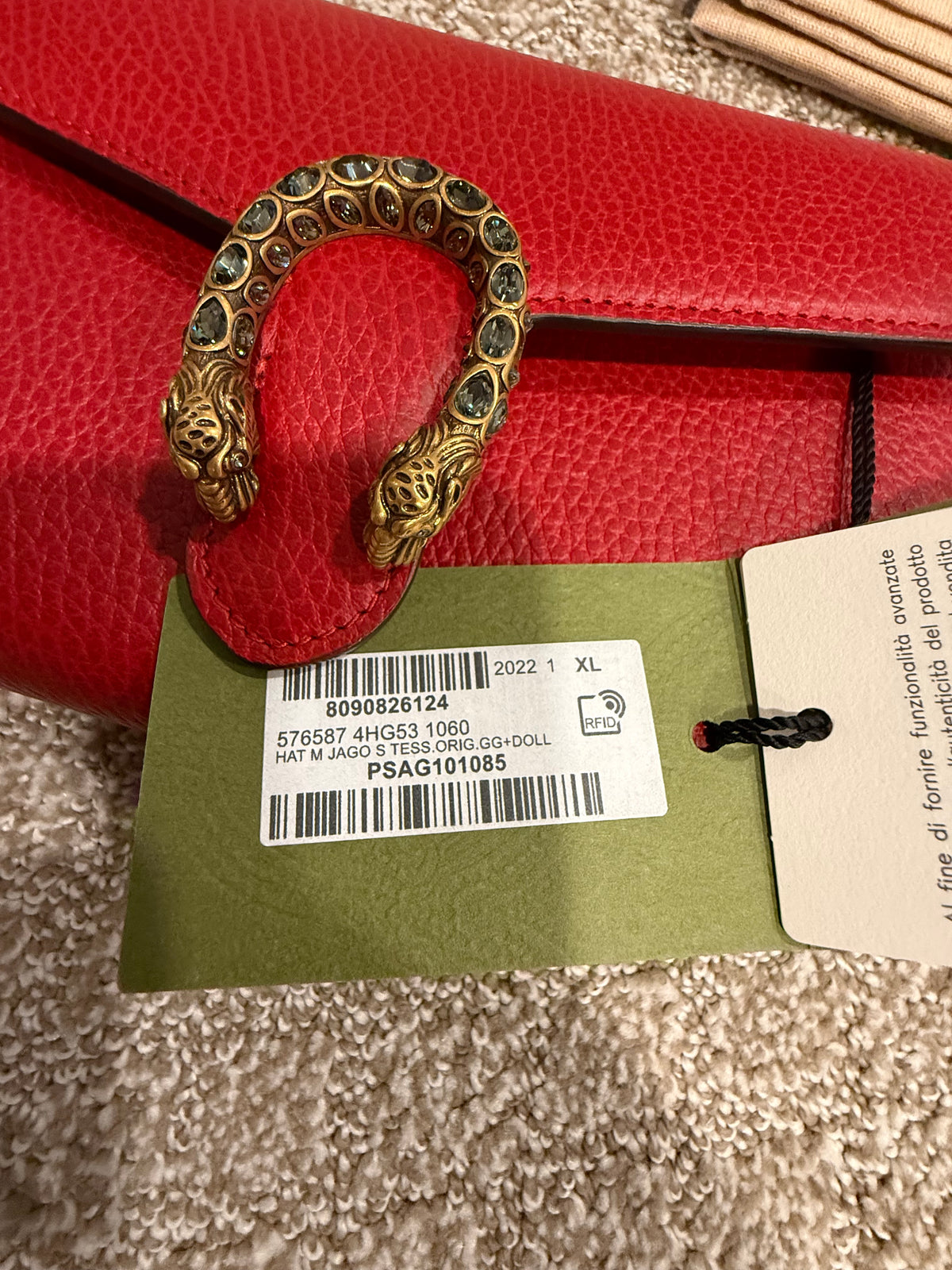 Gucci
Dionysus Chain Wallet Leather with Embellished Detail
