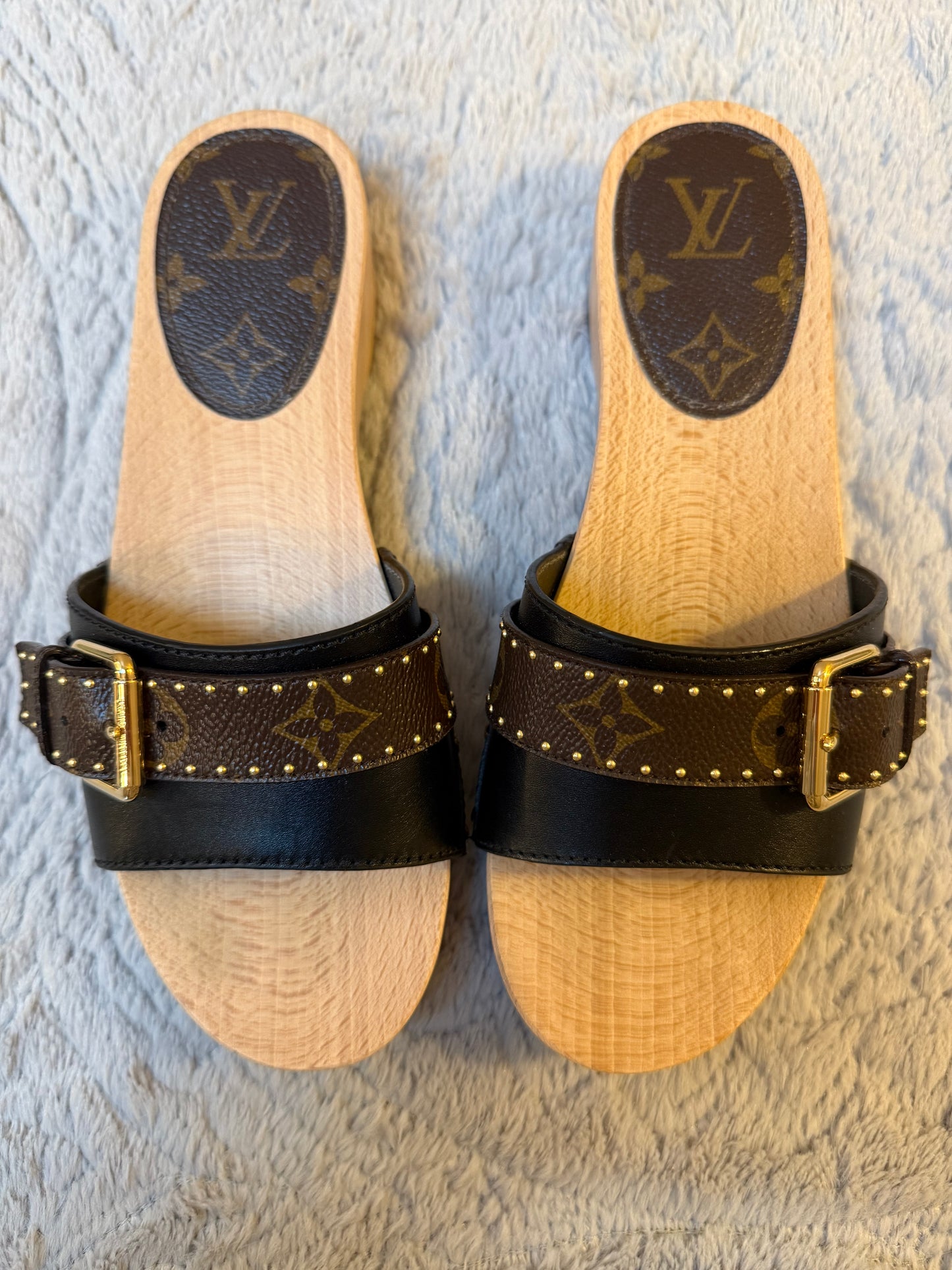 Louis Vuitton Monogram Cottage Mule | Size US 8 / EU 39