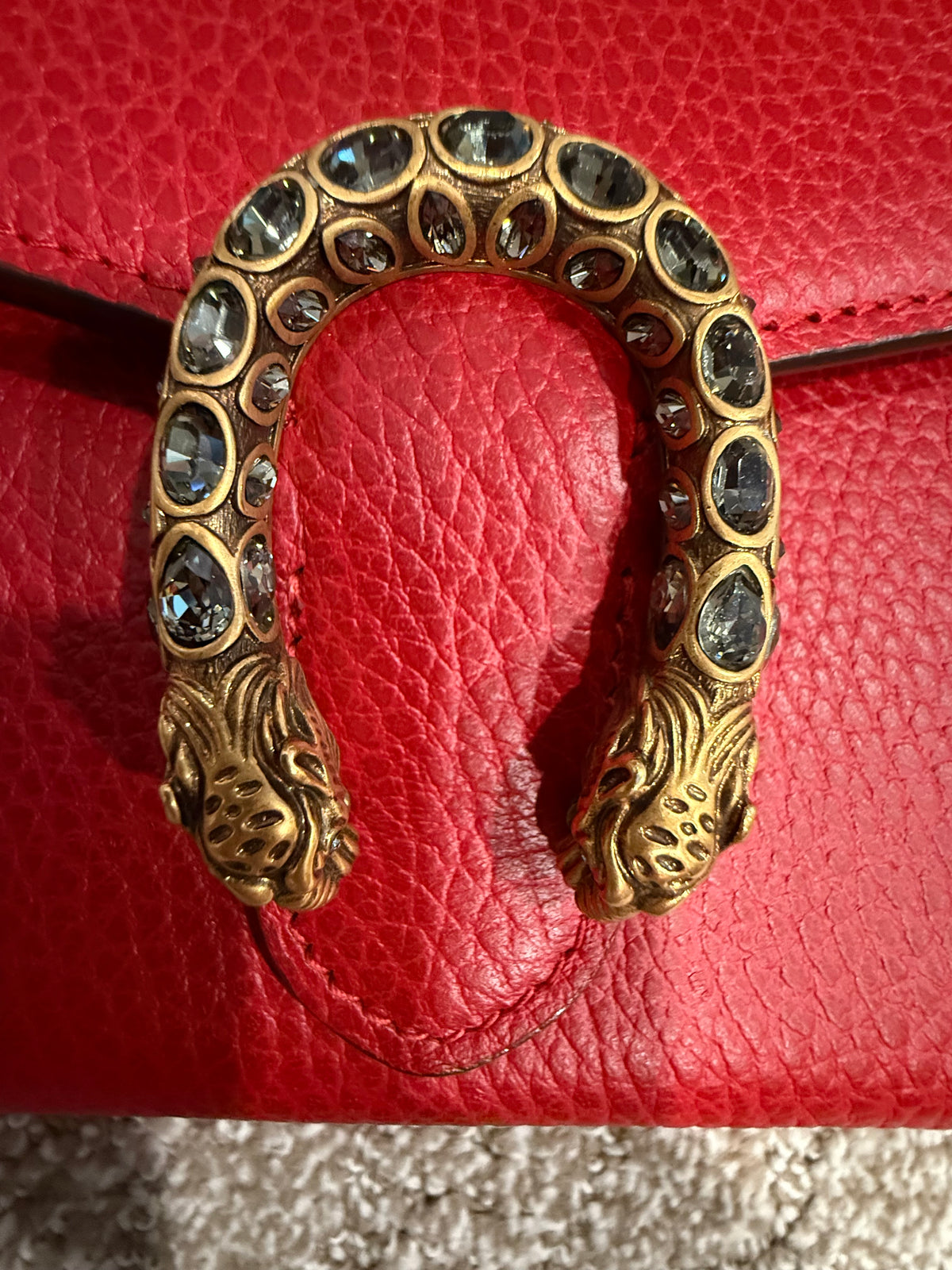 Gucci
Dionysus Chain Wallet Leather with Embellished Detail
