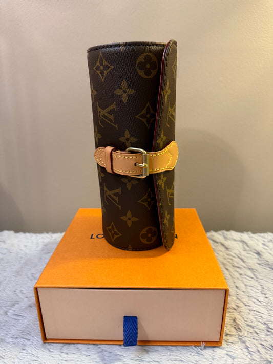 Louis Vuitton Monogram Canvas 3 Watch Case-New