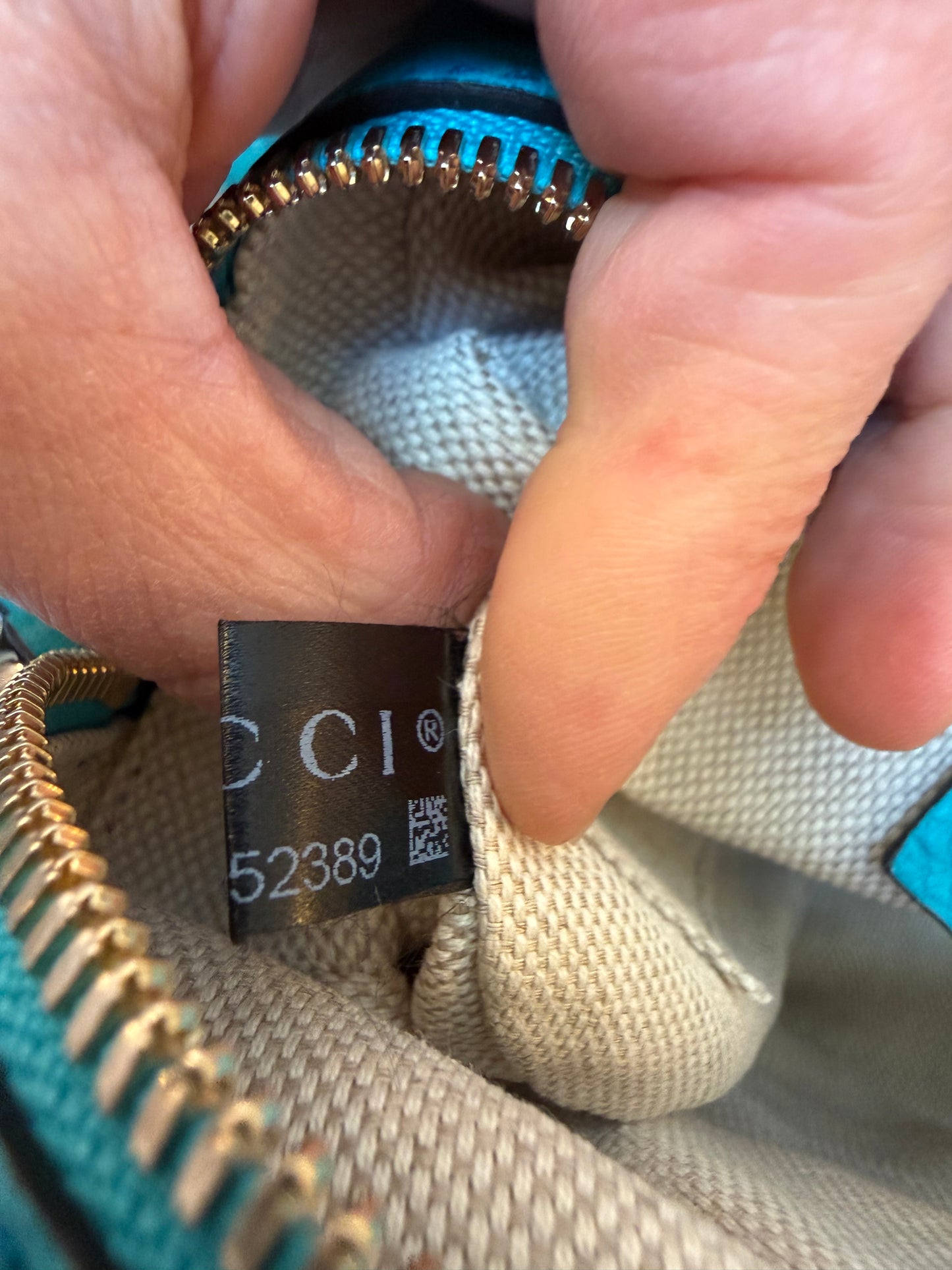 Gucci Soho Disco Bag – Turquoise Teal Pebbled Leather