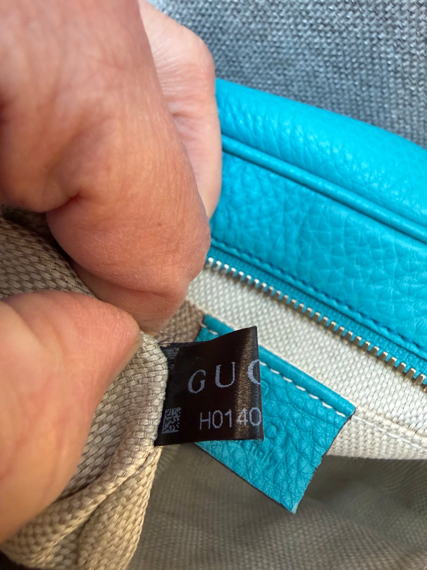 Gucci Soho Disco Bag – Turquoise Teal Pebbled Leather