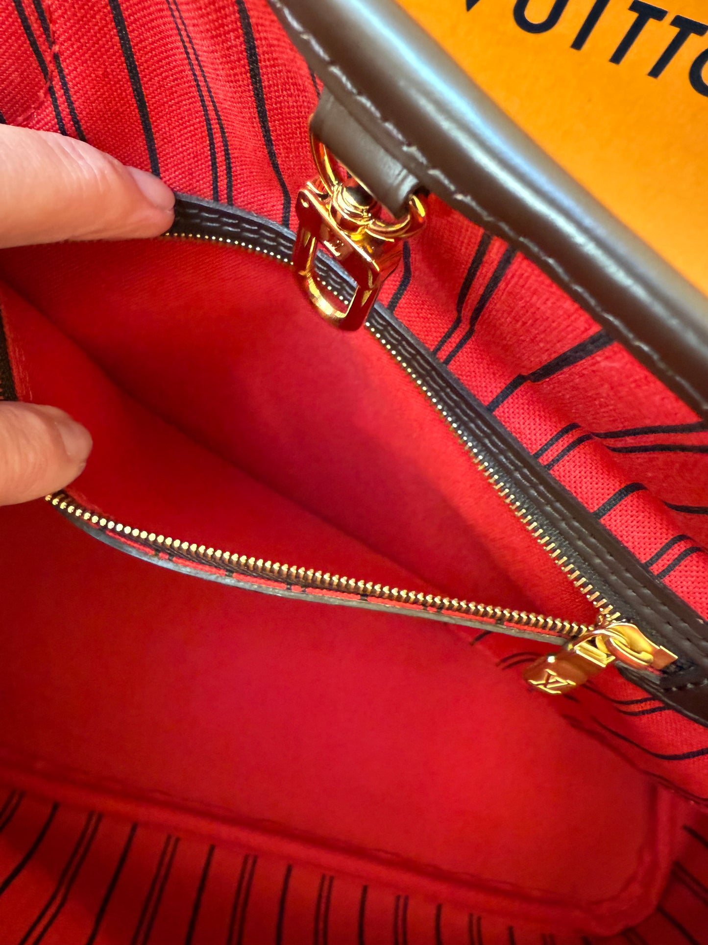 Louis Vuitton Neverfull PM with internal Pouch and organizer (unused)