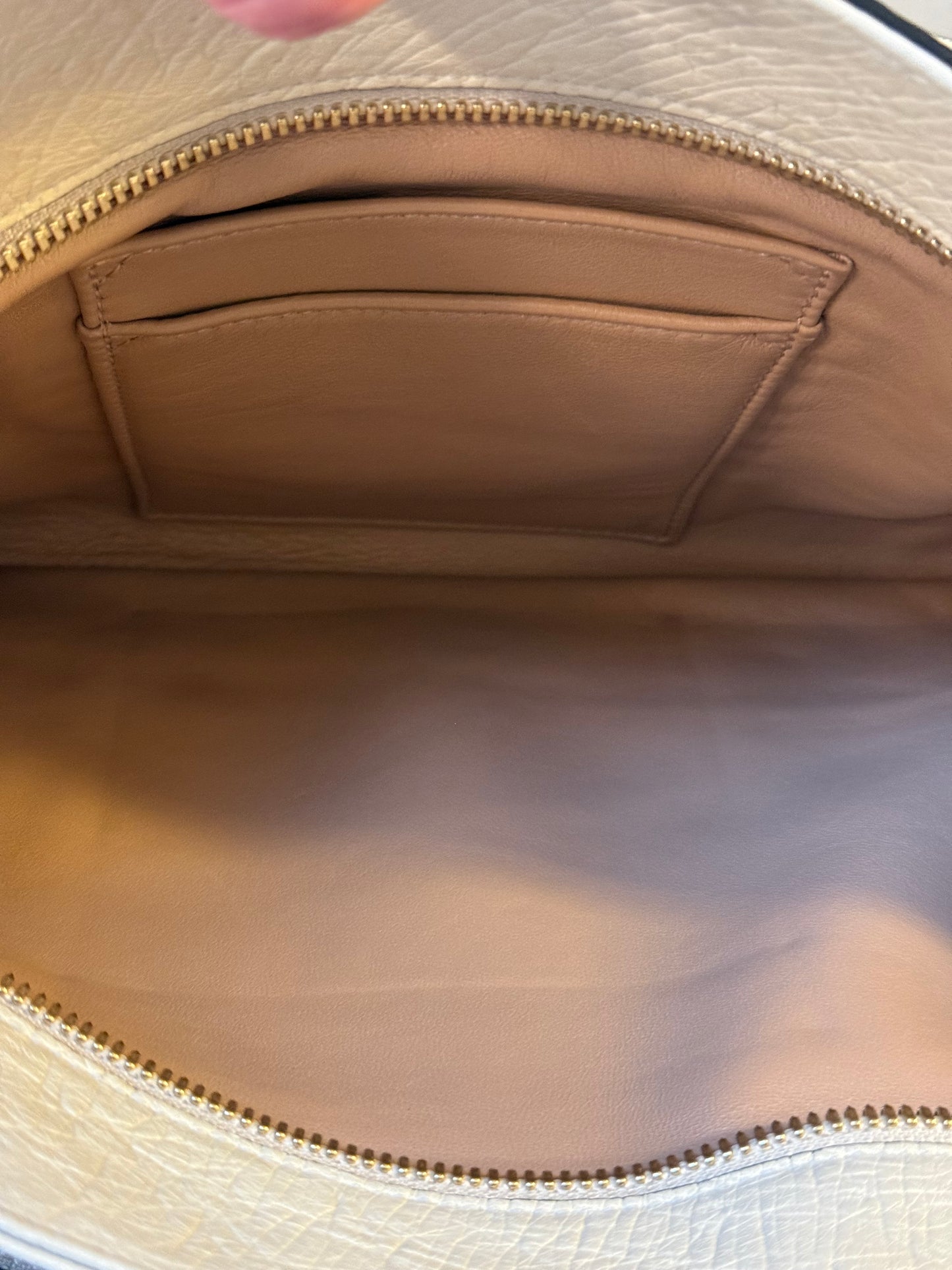Gucci Ostrich Arli Top Handle Bag